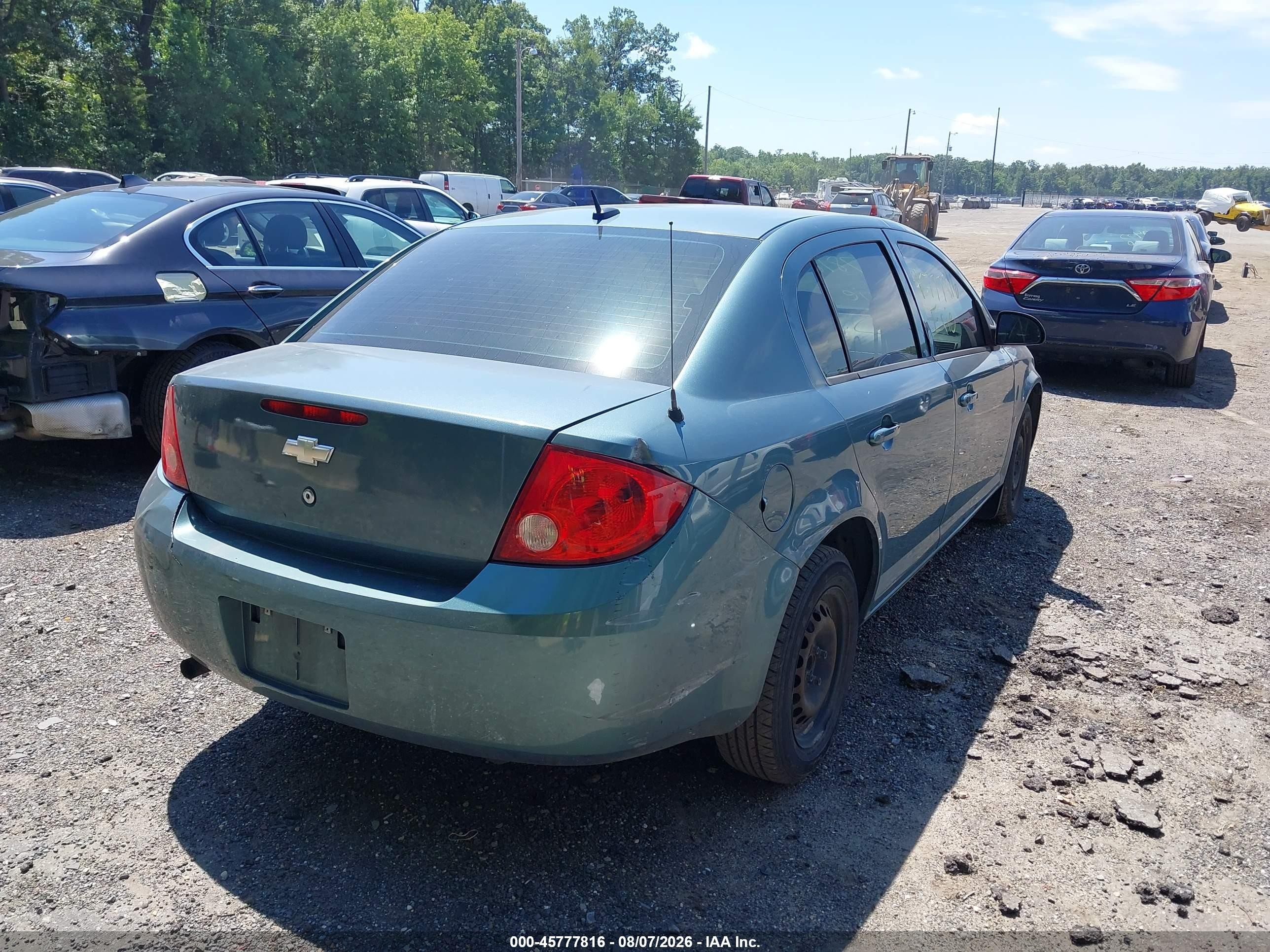 2009 Chevrolet Cobalt Ls Blue vin: 1G1AS58H697157521