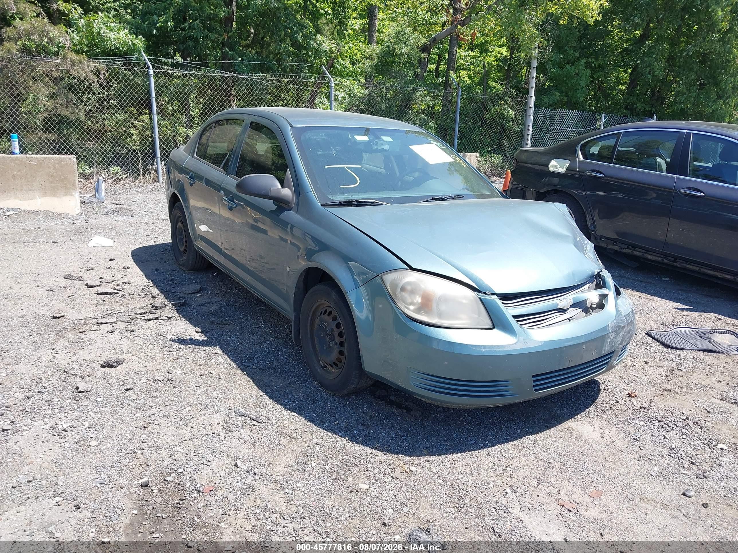 2009 Chevrolet Cobalt Ls Blue vin: 1G1AS58H697157521