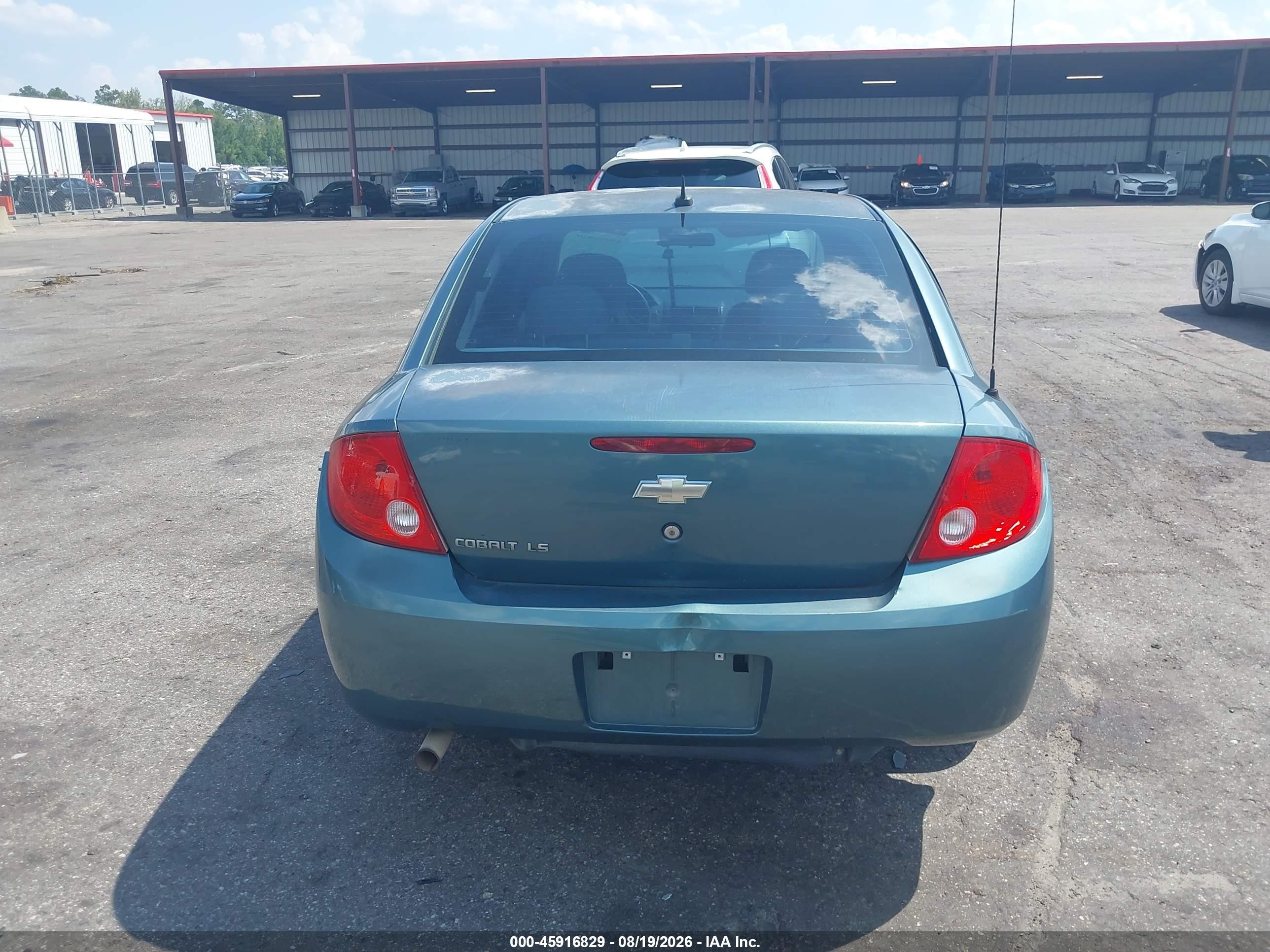 2009 Chevrolet Cobalt Ls Green vin: 1G1AS58H697180880