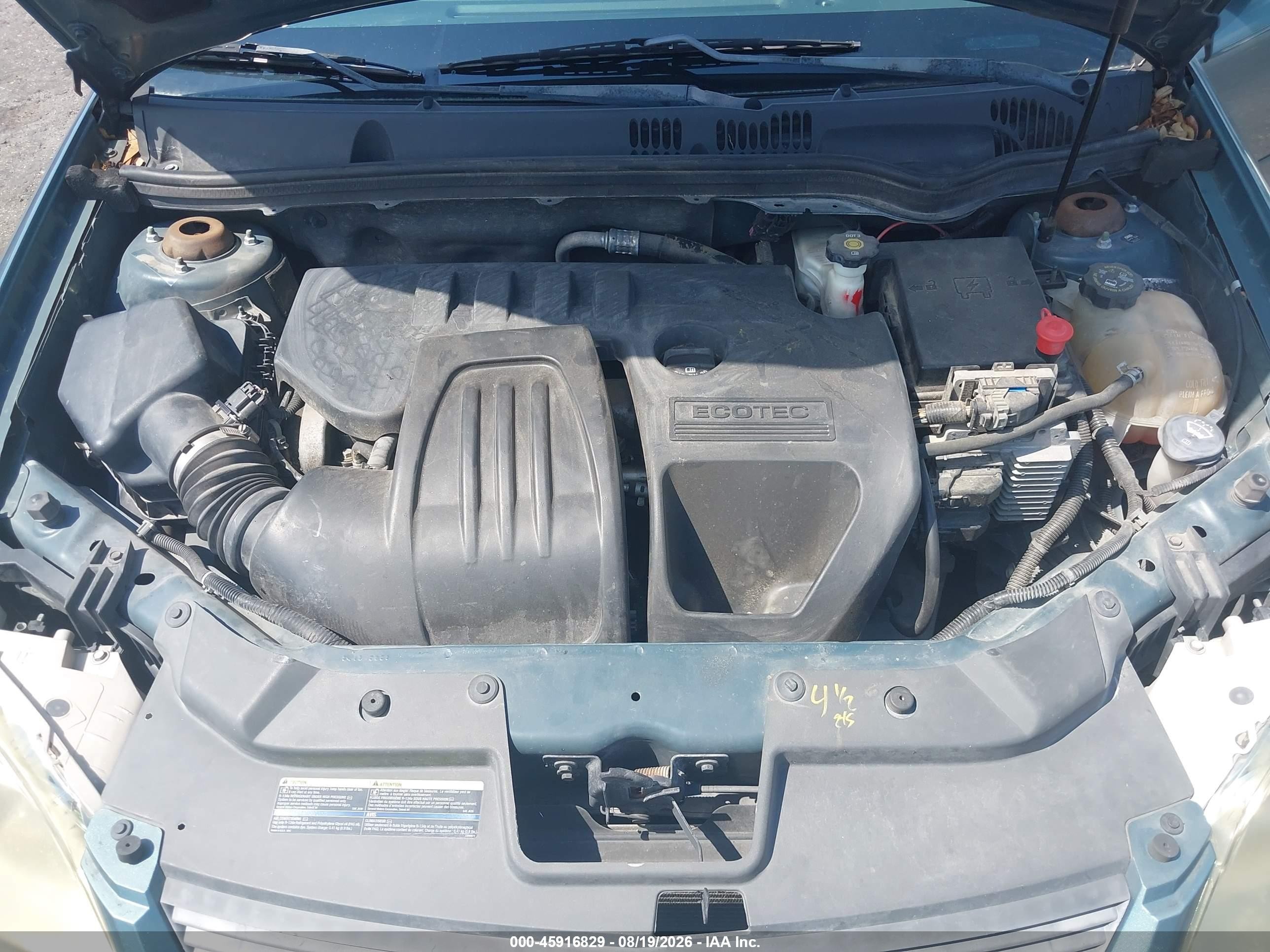 2009 Chevrolet Cobalt Ls Green vin: 1G1AS58H697180880