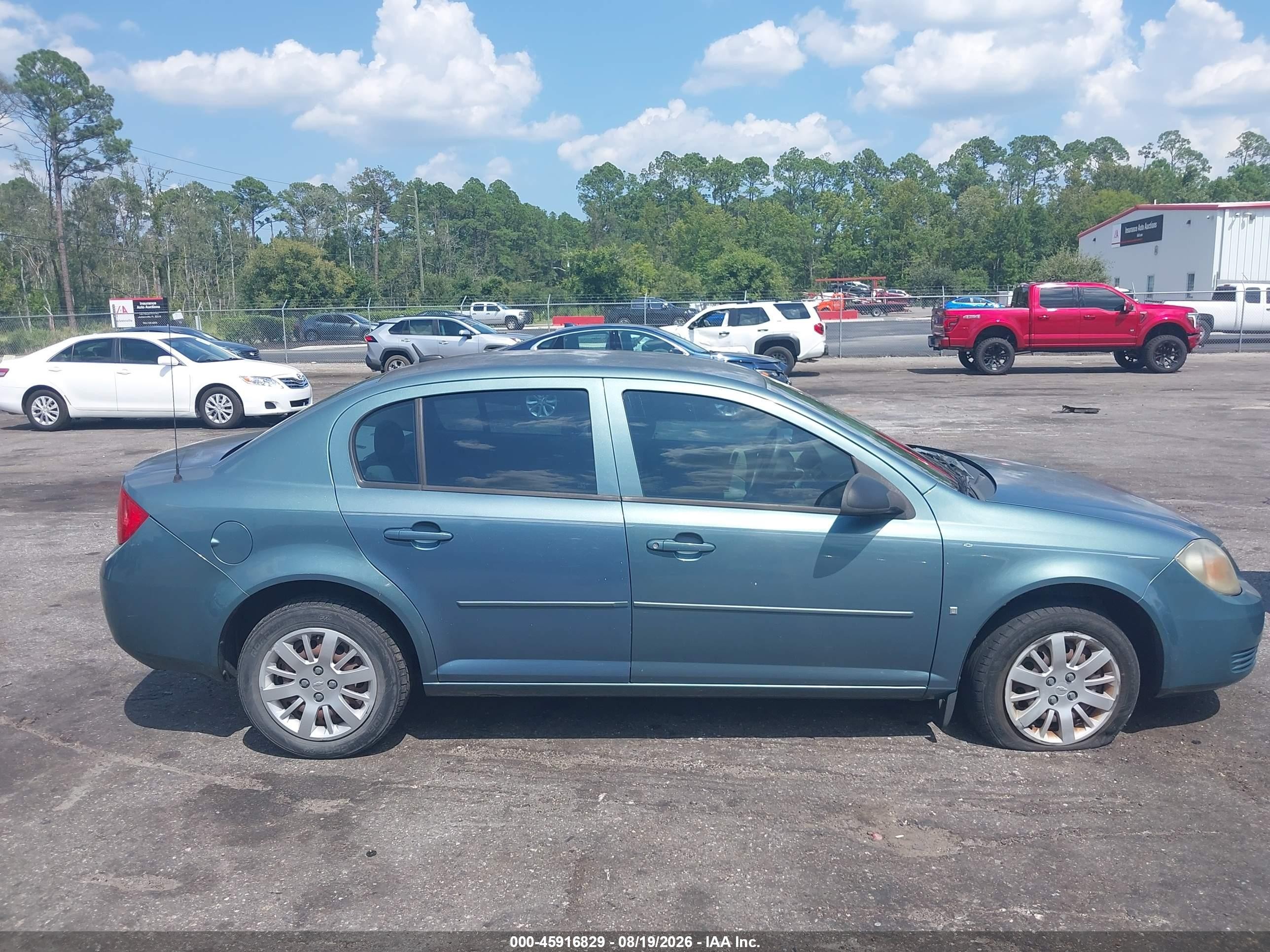 2009 Chevrolet Cobalt Ls Green vin: 1G1AS58H697180880