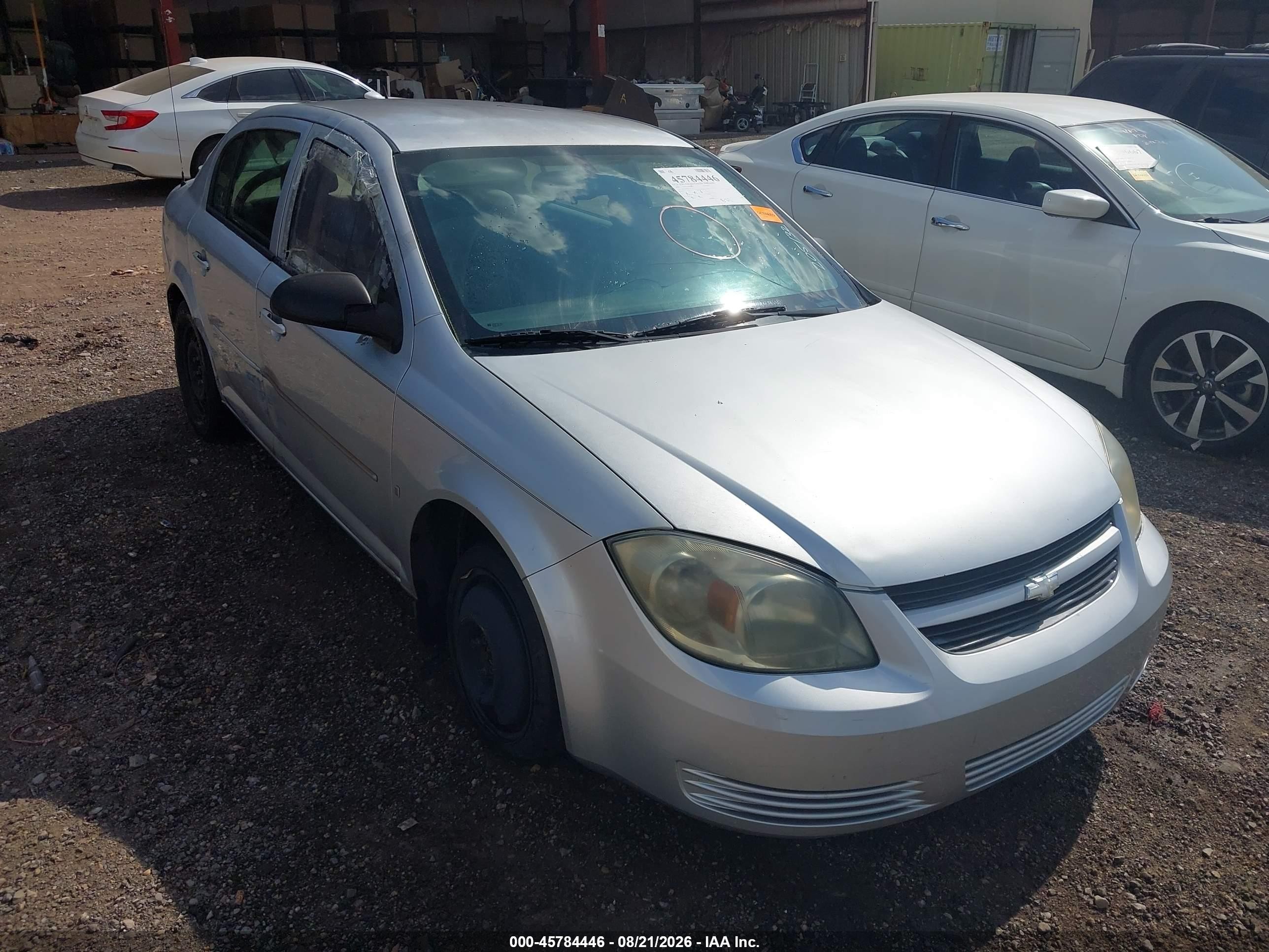 2009 Chevrolet Cobalt Ls Silver vin: 1G1AS58H697205132