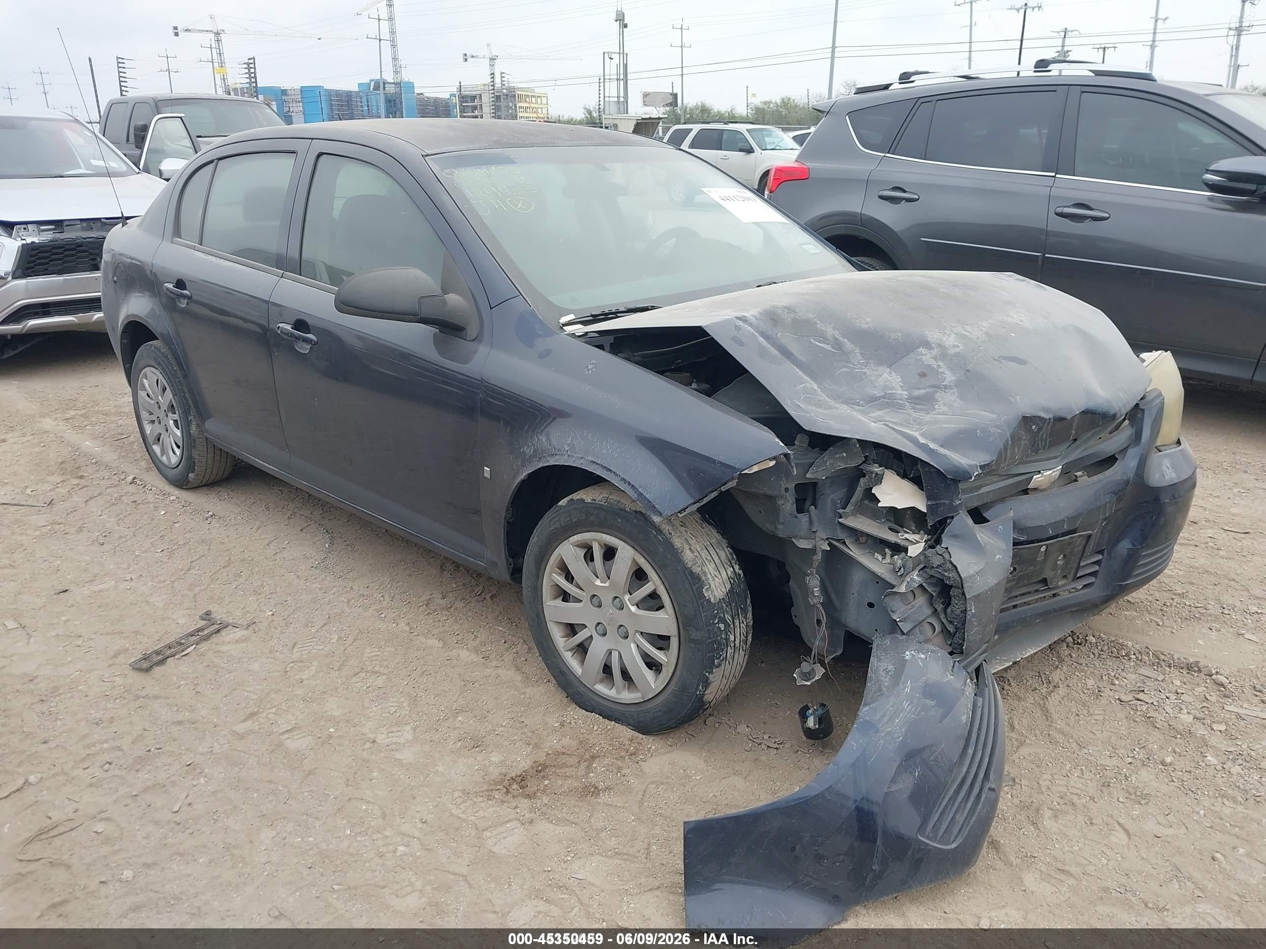 2009 Chevrolet Cobalt Ls Blue vin: 1G1AS58H797124933