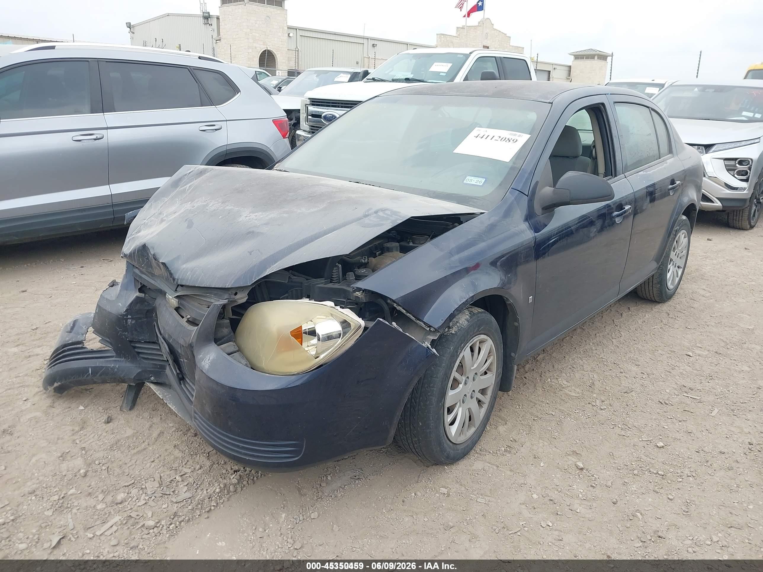 2009 Chevrolet Cobalt Ls Синий vin: 1G1AS58H797124933