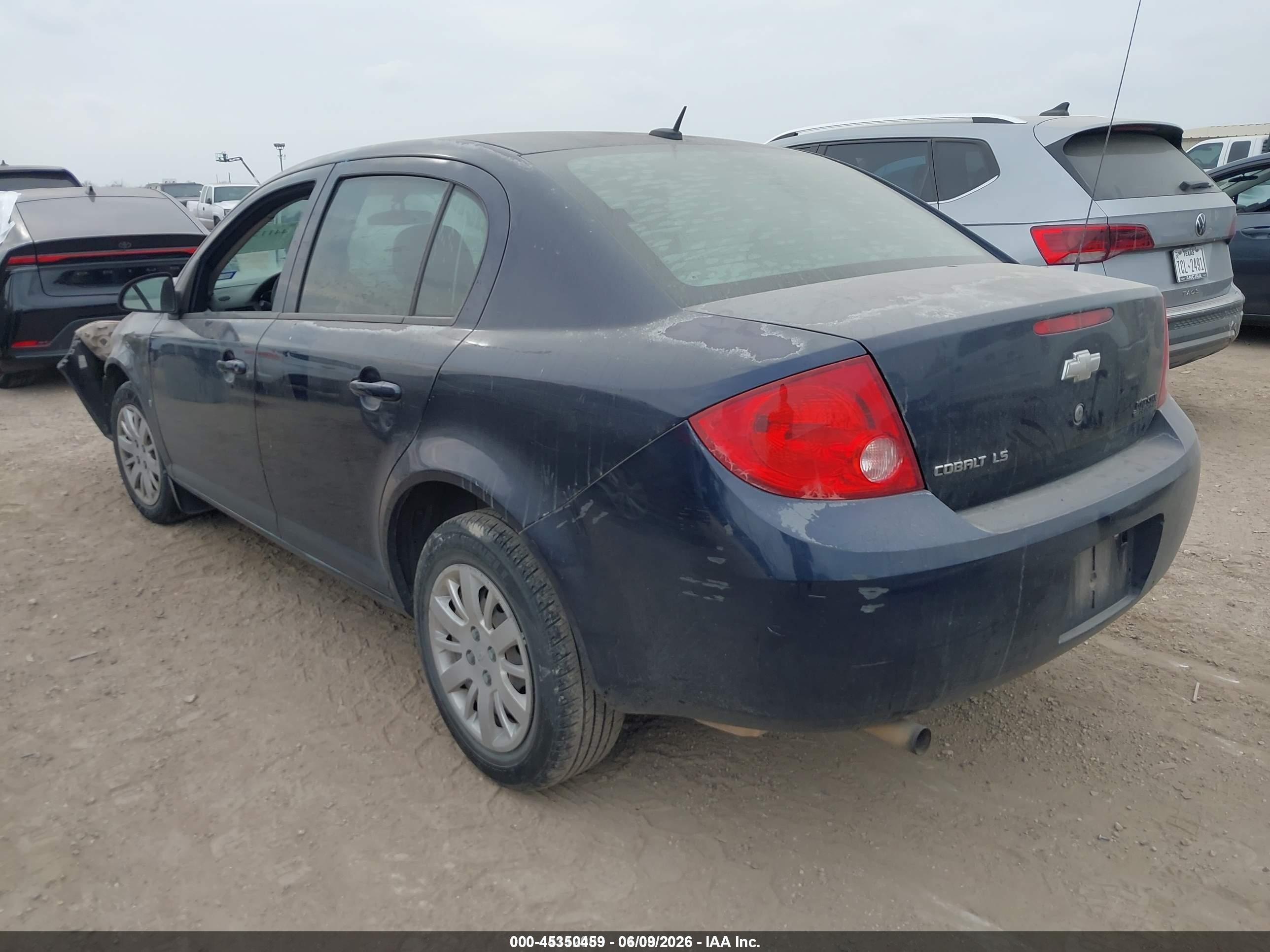 2009 Chevrolet Cobalt Ls Синий vin: 1G1AS58H797124933
