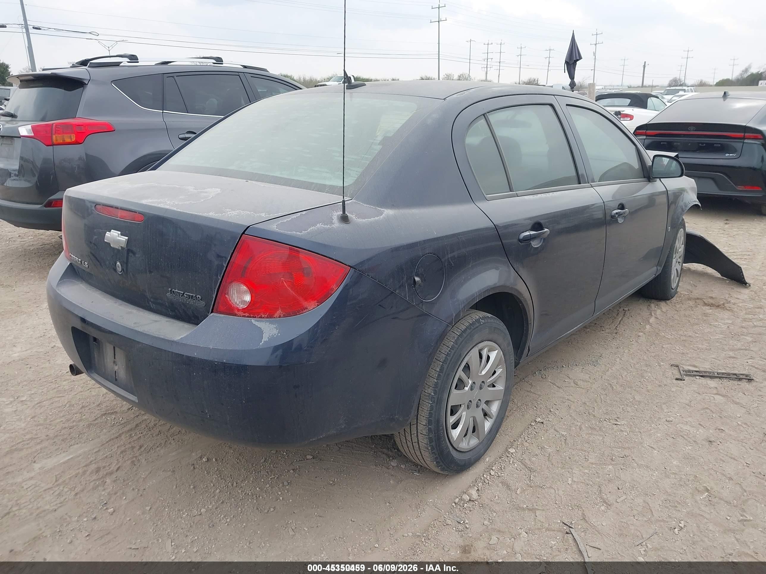 2009 Chevrolet Cobalt Ls Синий vin: 1G1AS58H797124933