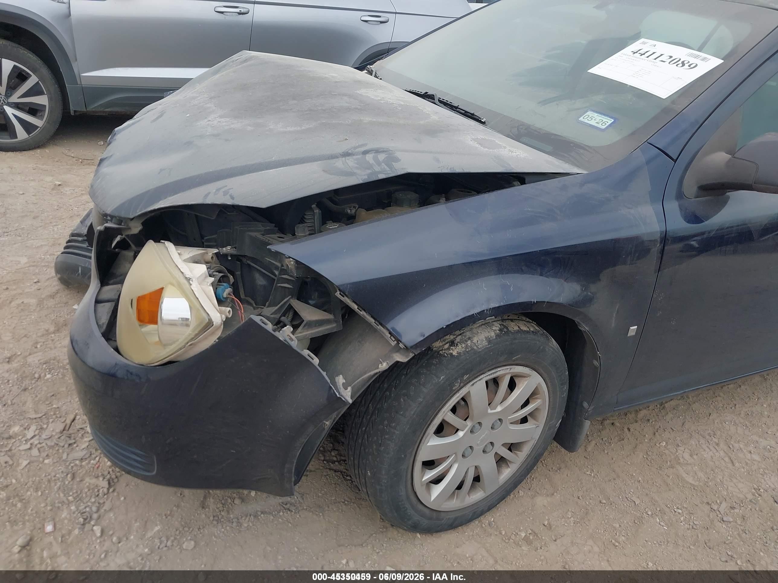 2009 Chevrolet Cobalt Ls Синий vin: 1G1AS58H797124933