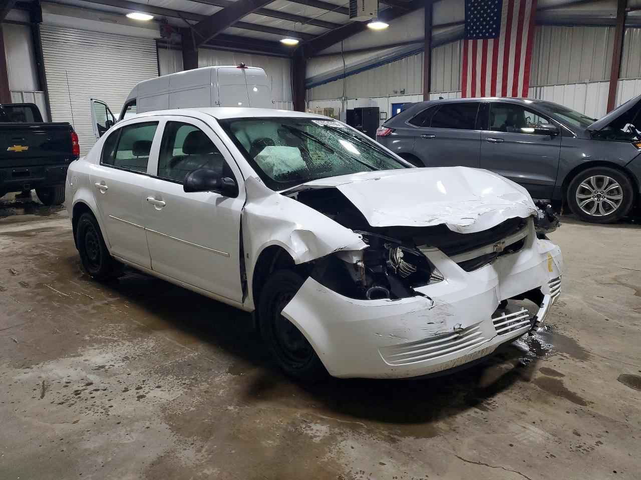 2009 Chevrolet Cobalt Ls White vin: 1G1AS58H797151212