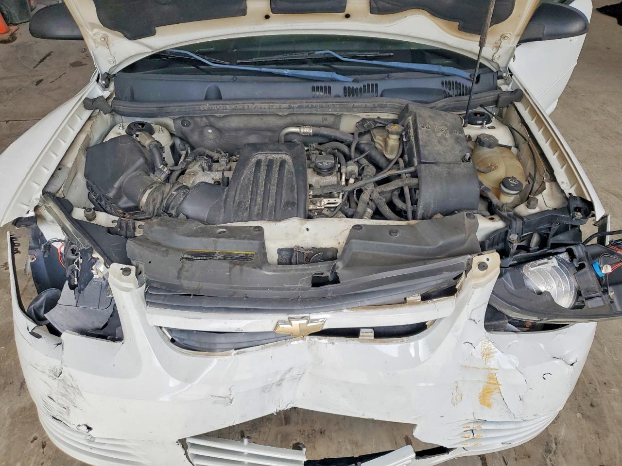2009 Chevrolet Cobalt Ls White vin: 1G1AS58H797151212