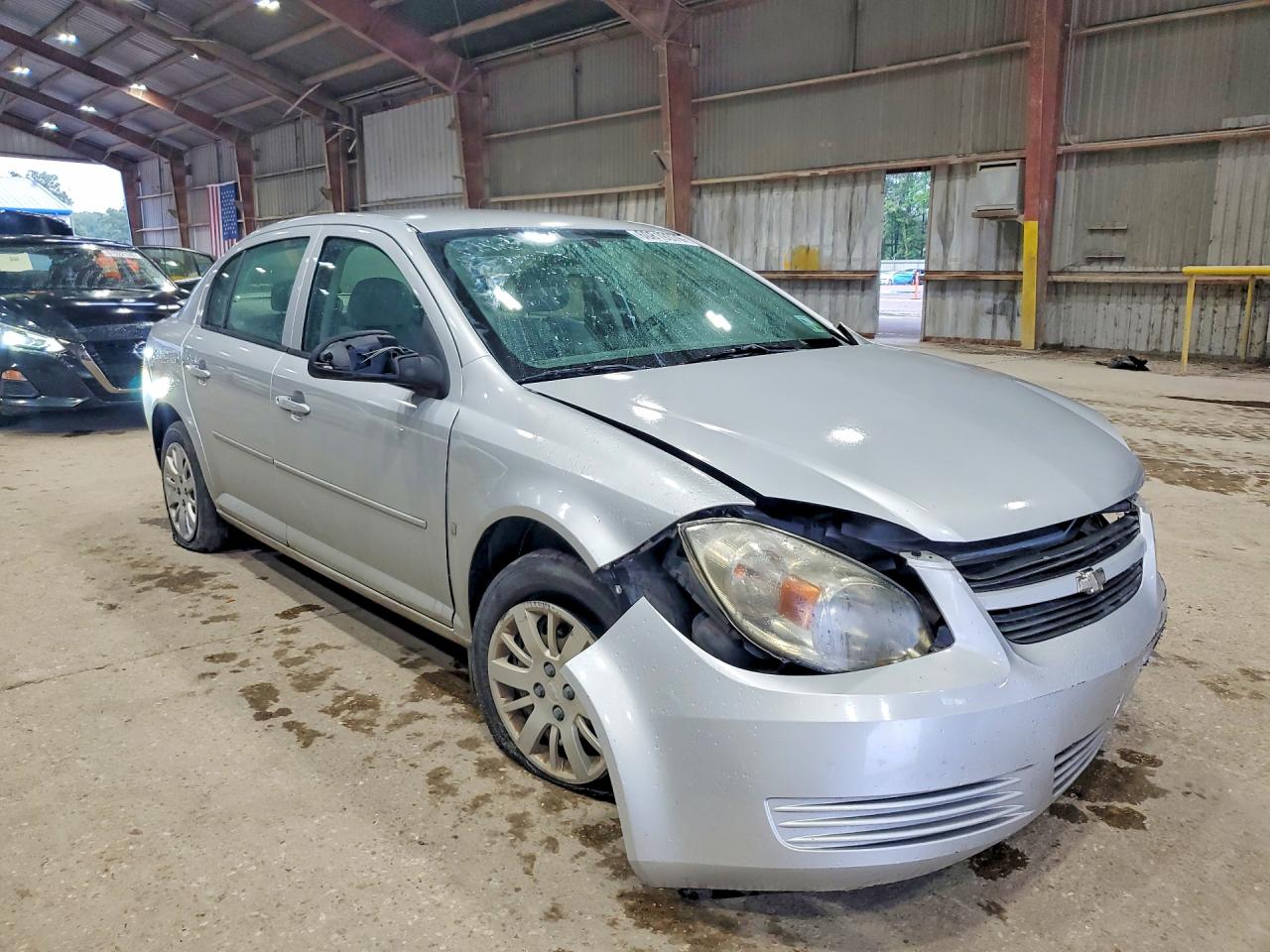 2009 Chevrolet Cobalt Ls Серебряный vin: 1G1AS58H797177843