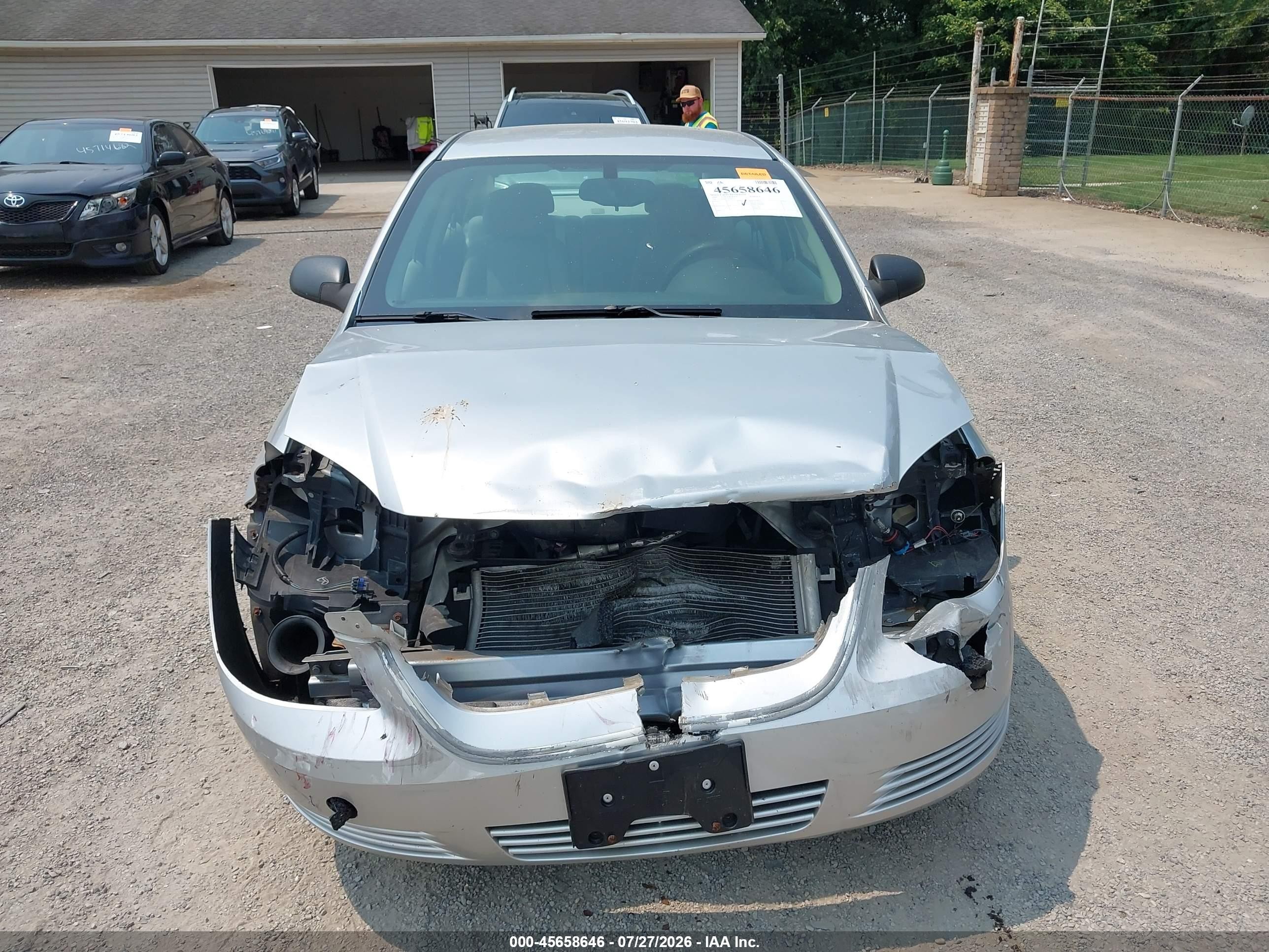 2009 Chevrolet Cobalt Ls Silver vin: 1G1AS58H797189734