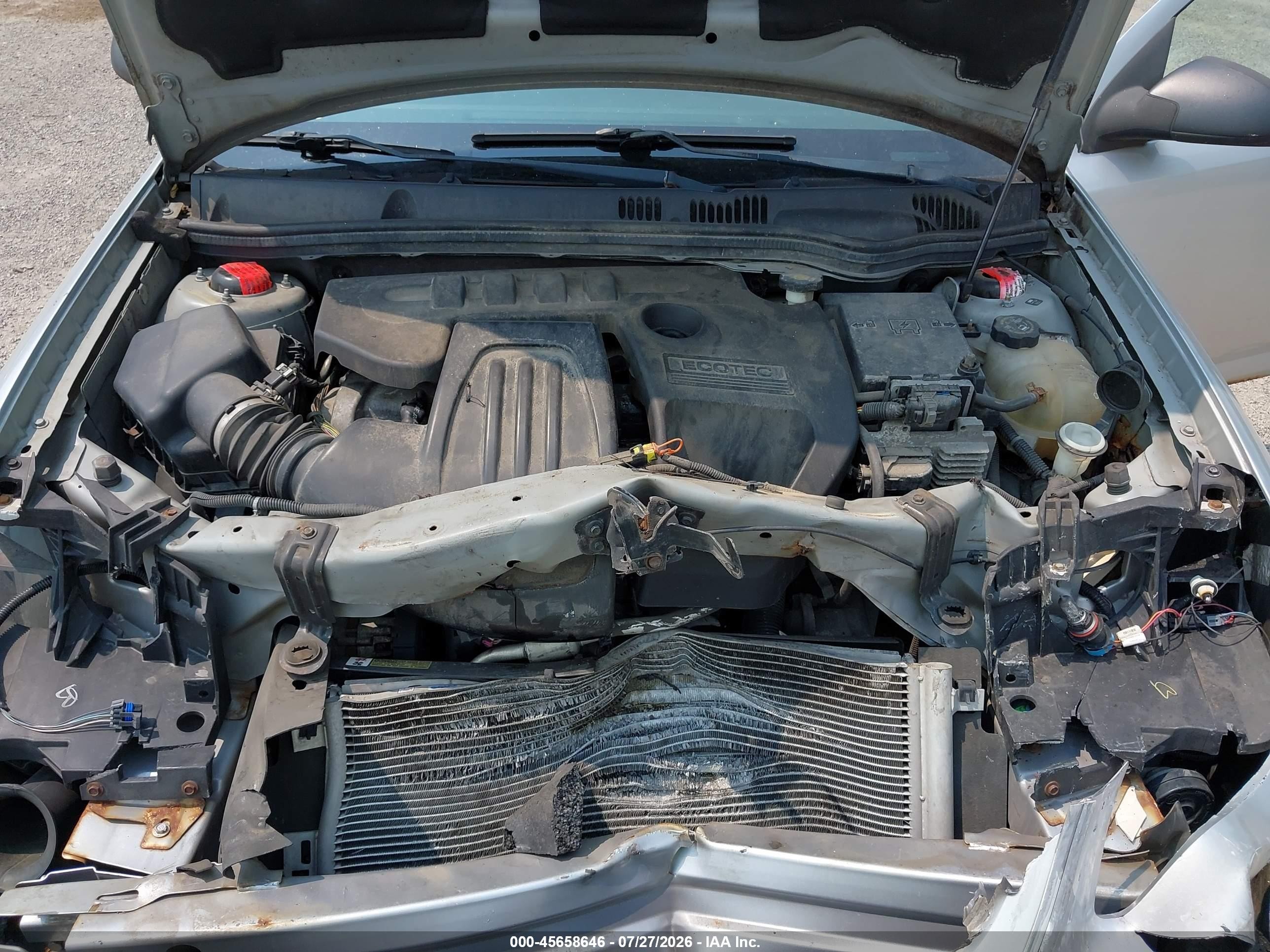 2009 Chevrolet Cobalt Ls Silver vin: 1G1AS58H797189734