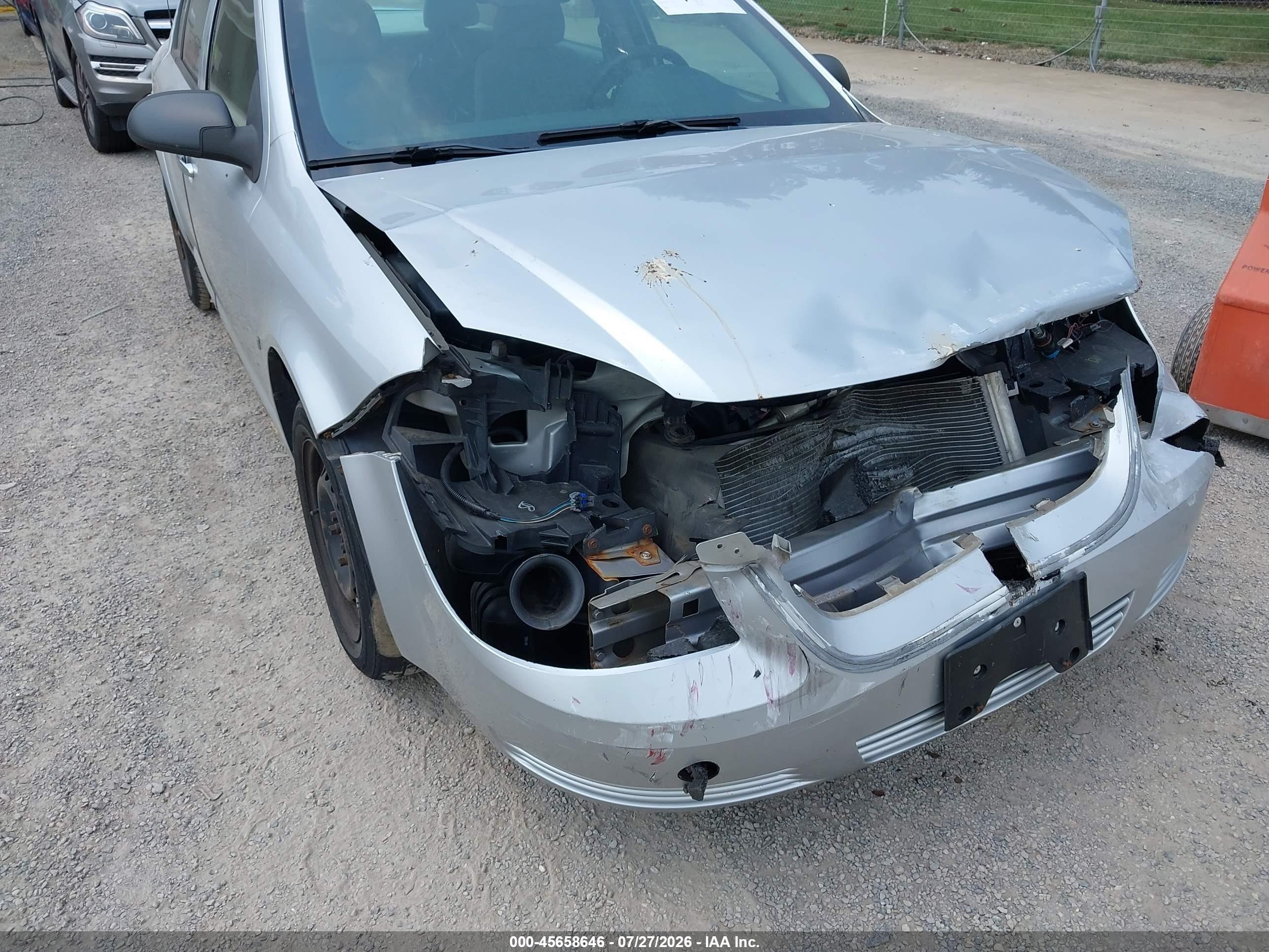 2009 Chevrolet Cobalt Ls Silver vin: 1G1AS58H797189734