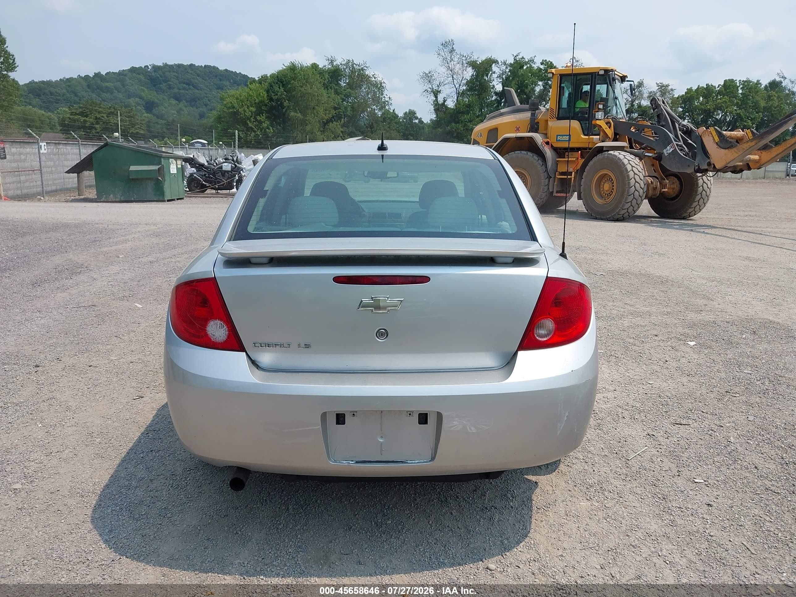 2009 Chevrolet Cobalt Ls Silver vin: 1G1AS58H797189734