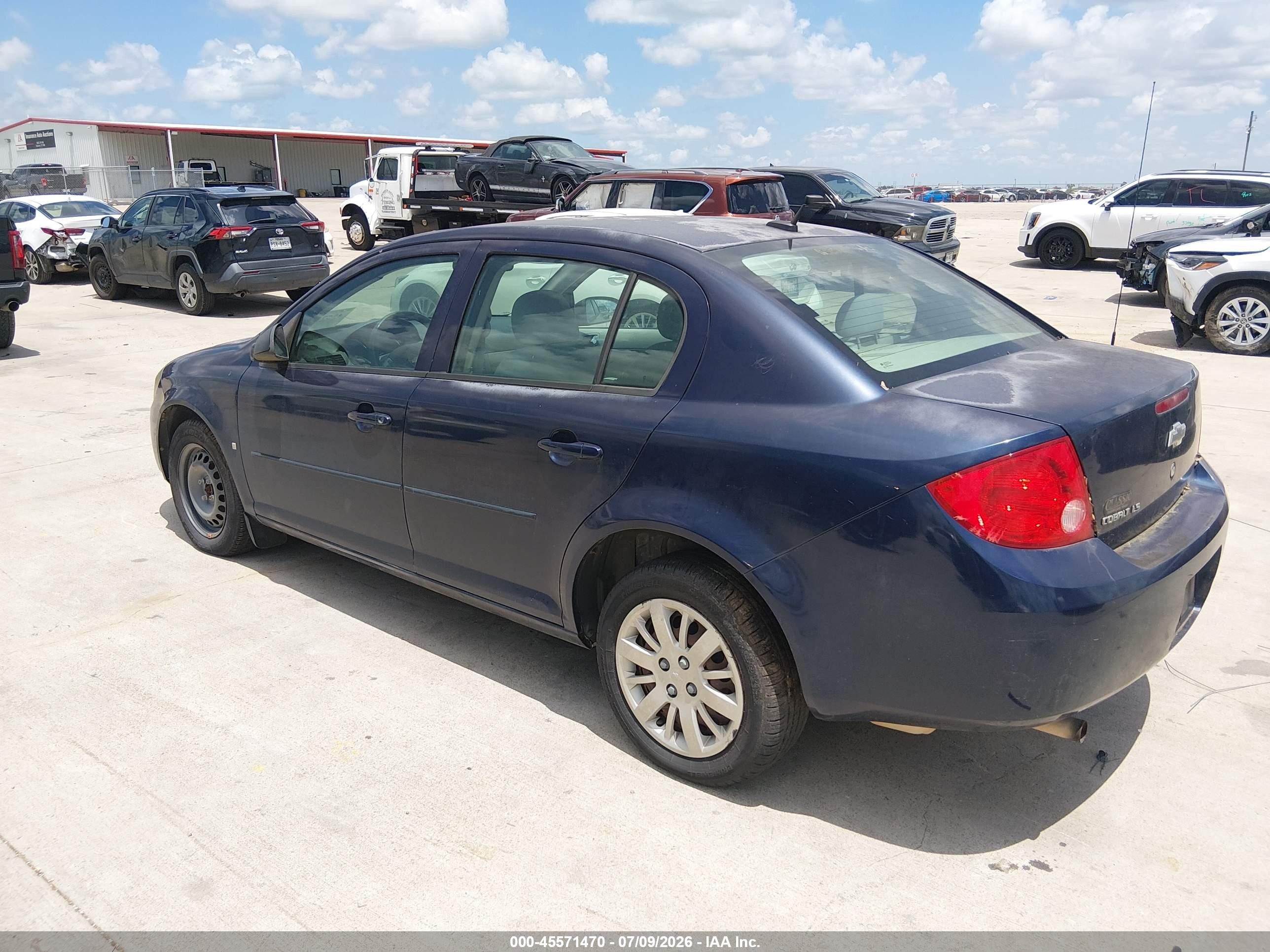 2009 Chevrolet Cobalt Ls Синий vin: 1G1AS58H897150344