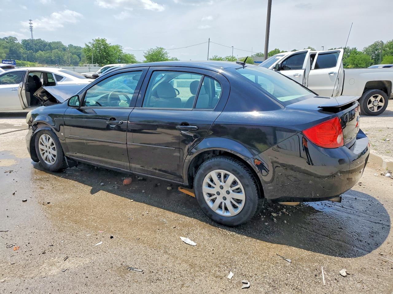 2009 Chevrolet Cobalt Ls Черный vin: 1G1AS58H897173445
