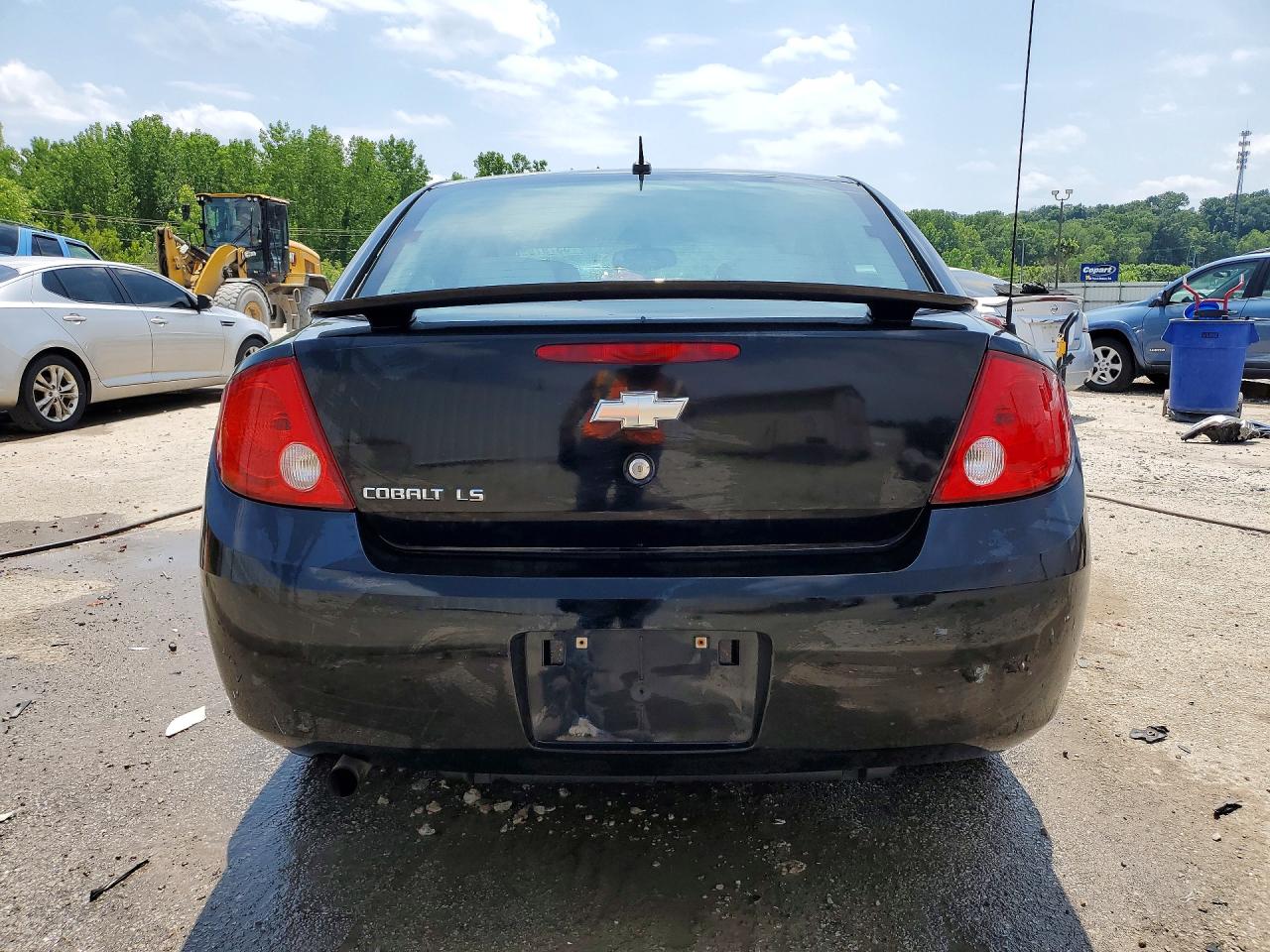 2009 Chevrolet Cobalt Ls Черный vin: 1G1AS58H897173445