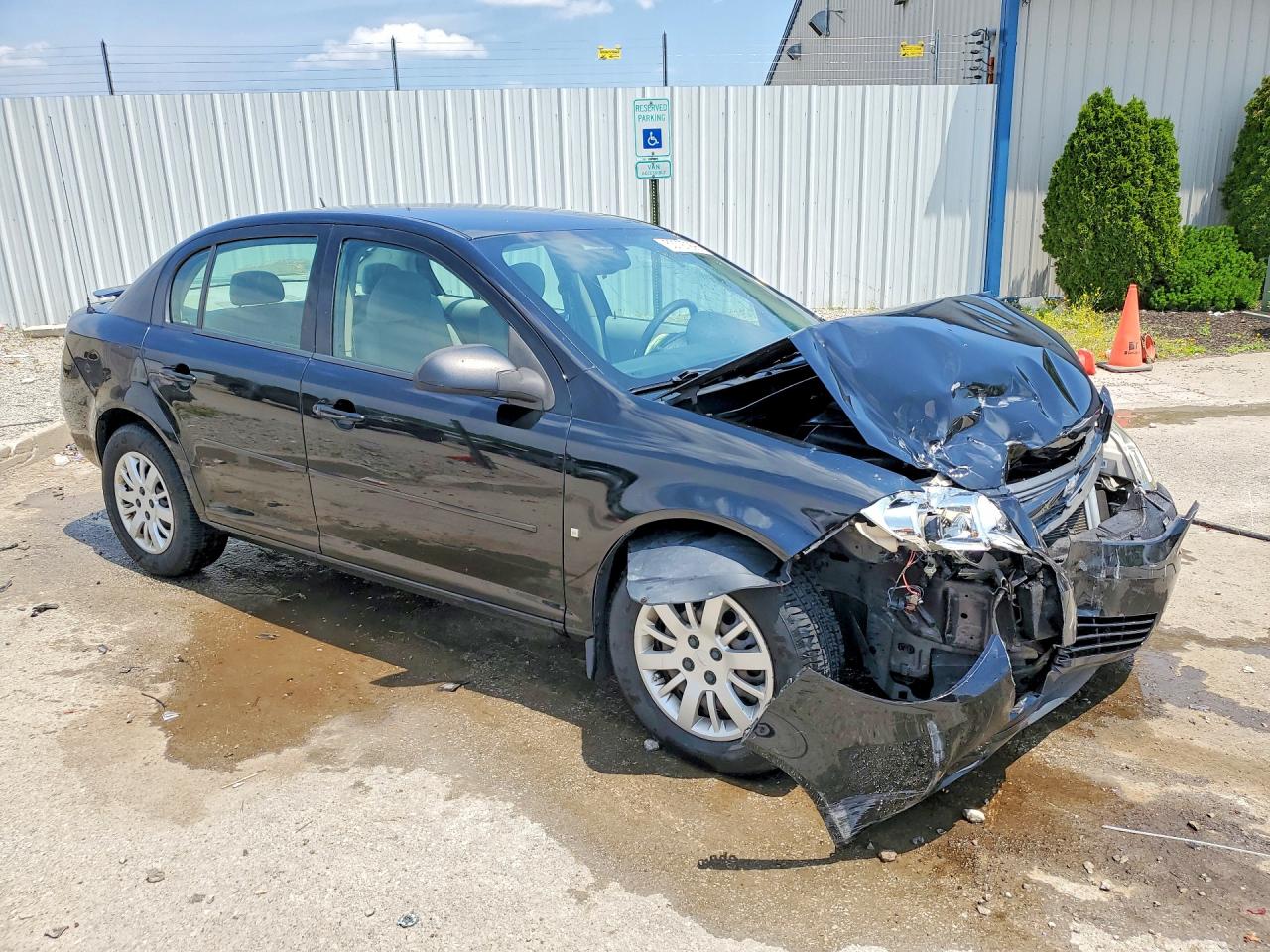 2009 Chevrolet Cobalt Ls Черный vin: 1G1AS58H897173445