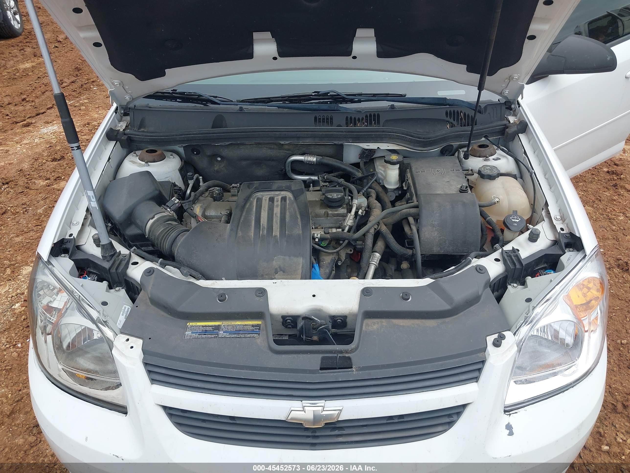 2009 Chevrolet Cobalt Ls White vin: 1G1AS58H897190147