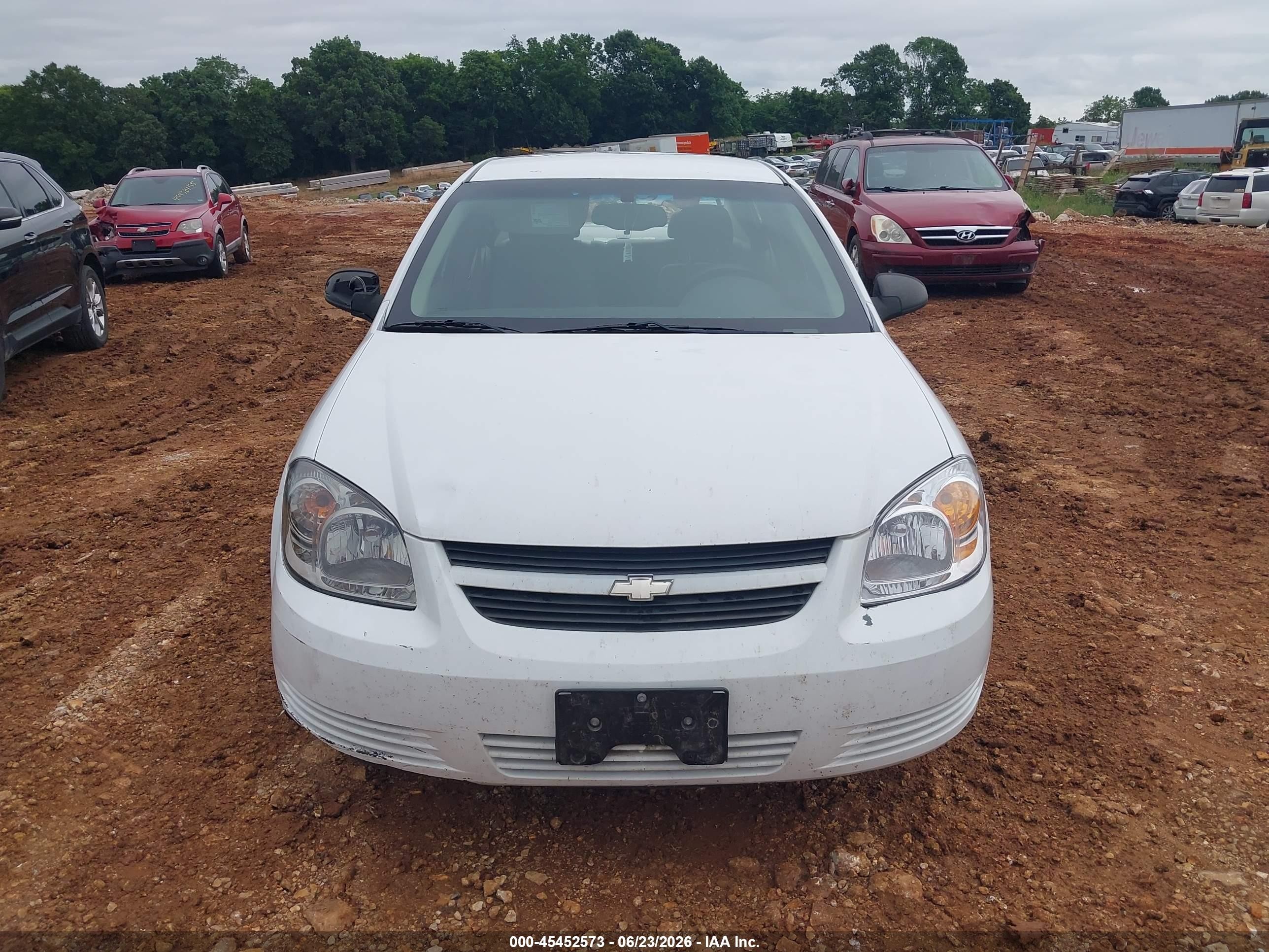 2009 Chevrolet Cobalt Ls White vin: 1G1AS58H897190147