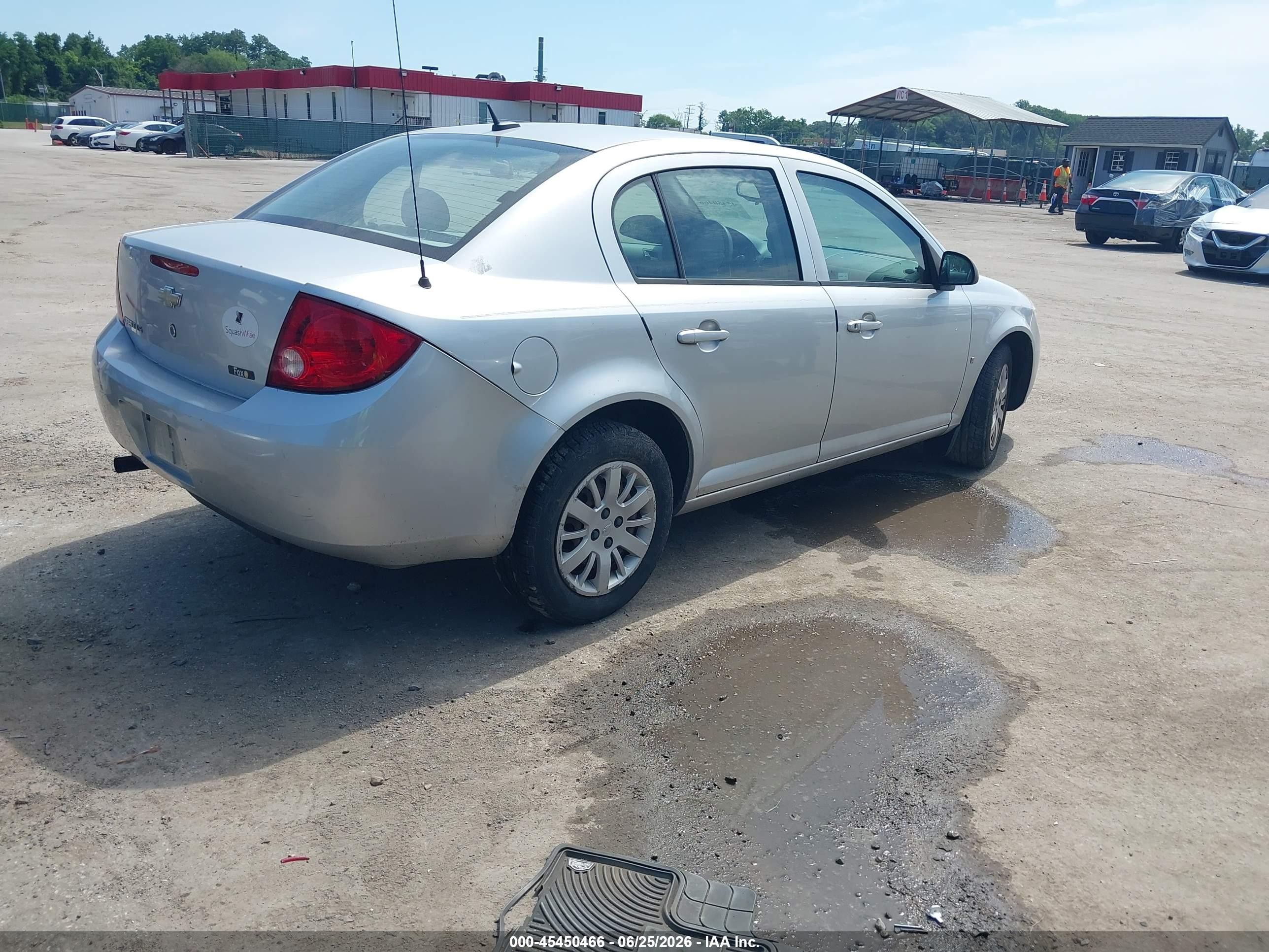 2009 Chevrolet Cobalt Ls Silver vin: 1G1AS58H897208856