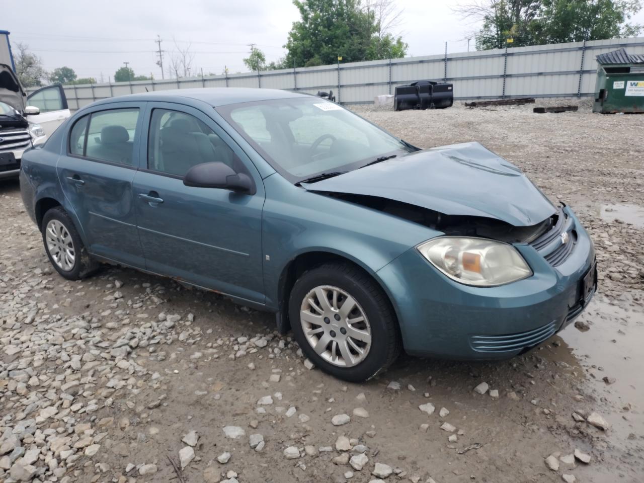 2009 Chevrolet Cobalt Ls Teal vin: 1G1AS58H997197687