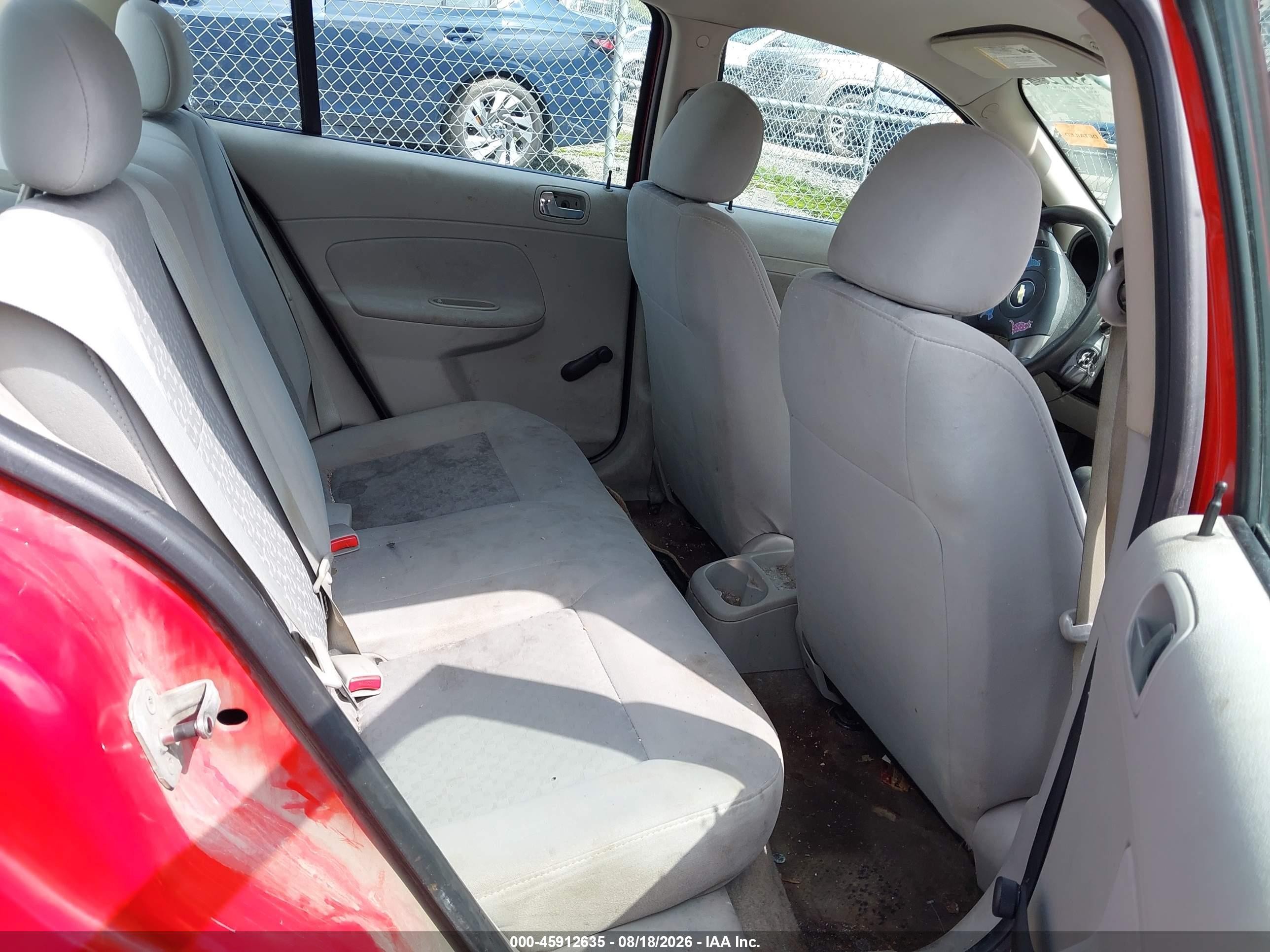 2009 Chevrolet Cobalt Ls Red vin: 1G1AS58H997209062