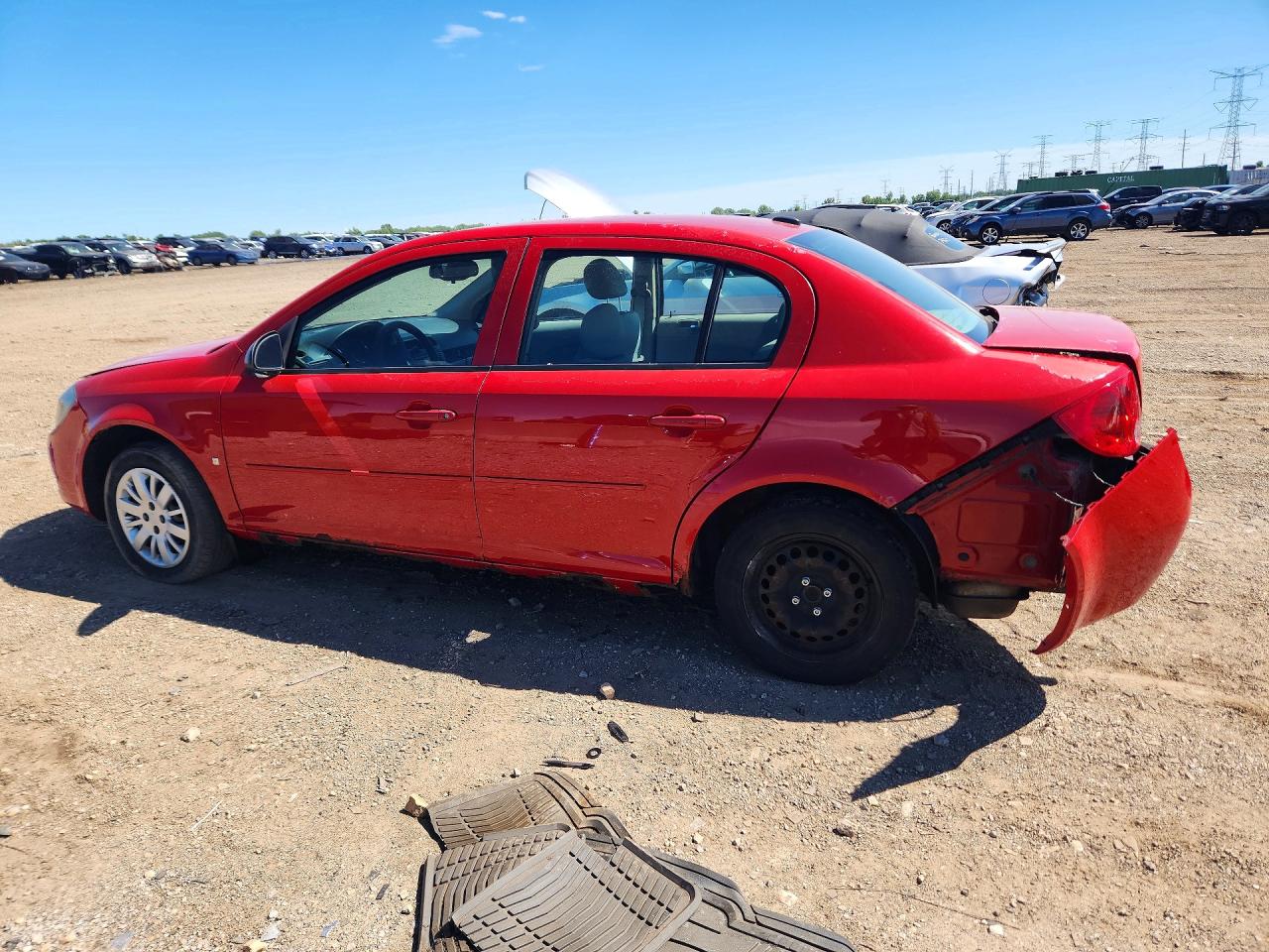 2009 Chevrolet Cobalt Ls Red vin: 1G1AS58H997245687