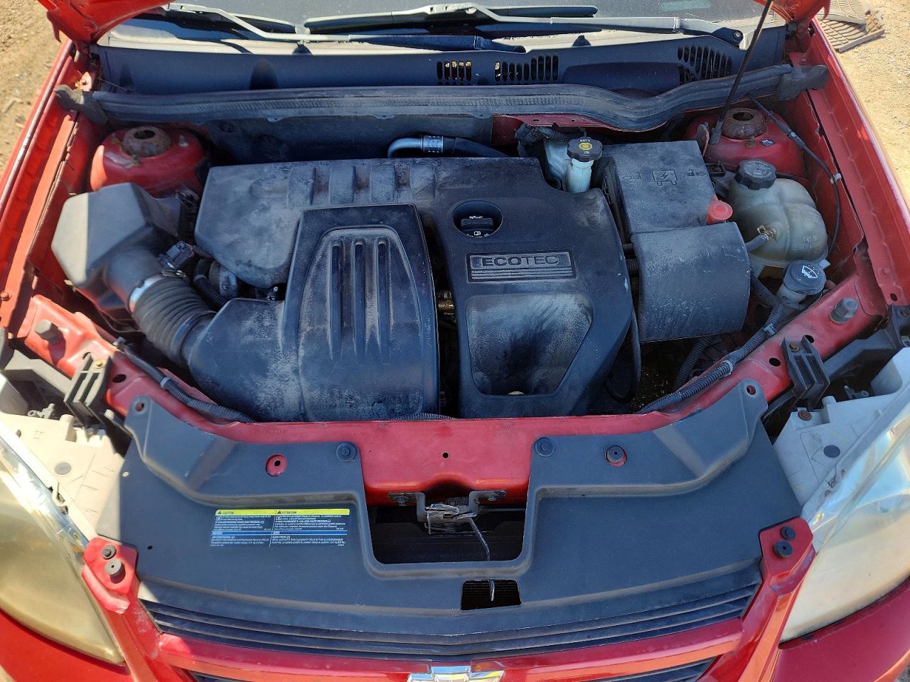 2009 Chevrolet Cobalt Ls Red vin: 1G1AS58H997245687