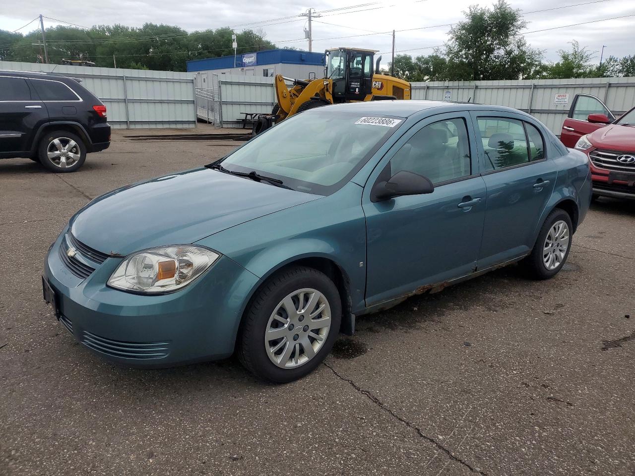 2009 Chevrolet Cobalt Ls Green vin: 1G1AS58HX97294509