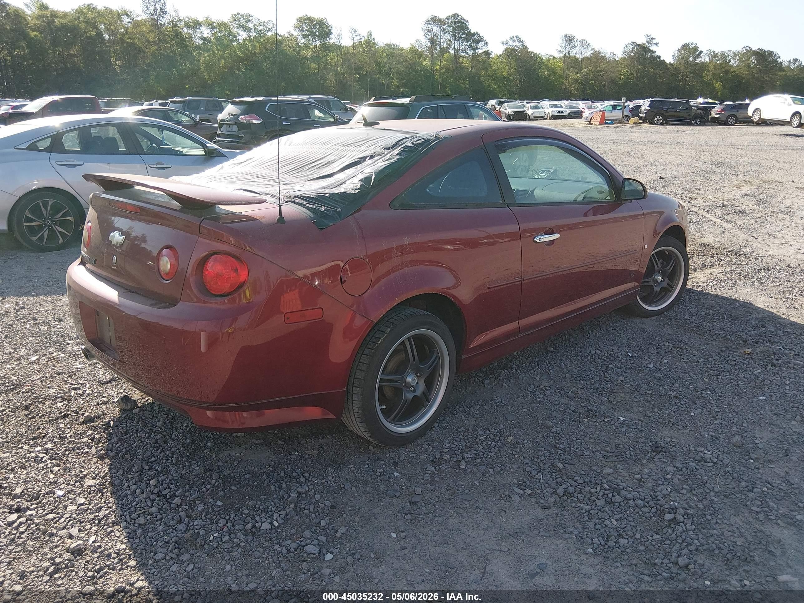 2009 Chevrolet Cobalt Lt Burgundy vin: 1G1AT18H097126108