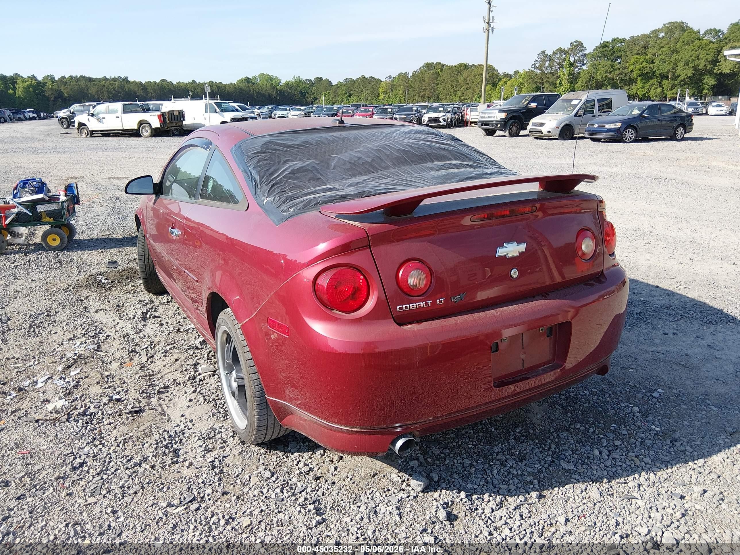 2009 Chevrolet Cobalt Lt Burgundy vin: 1G1AT18H097126108
