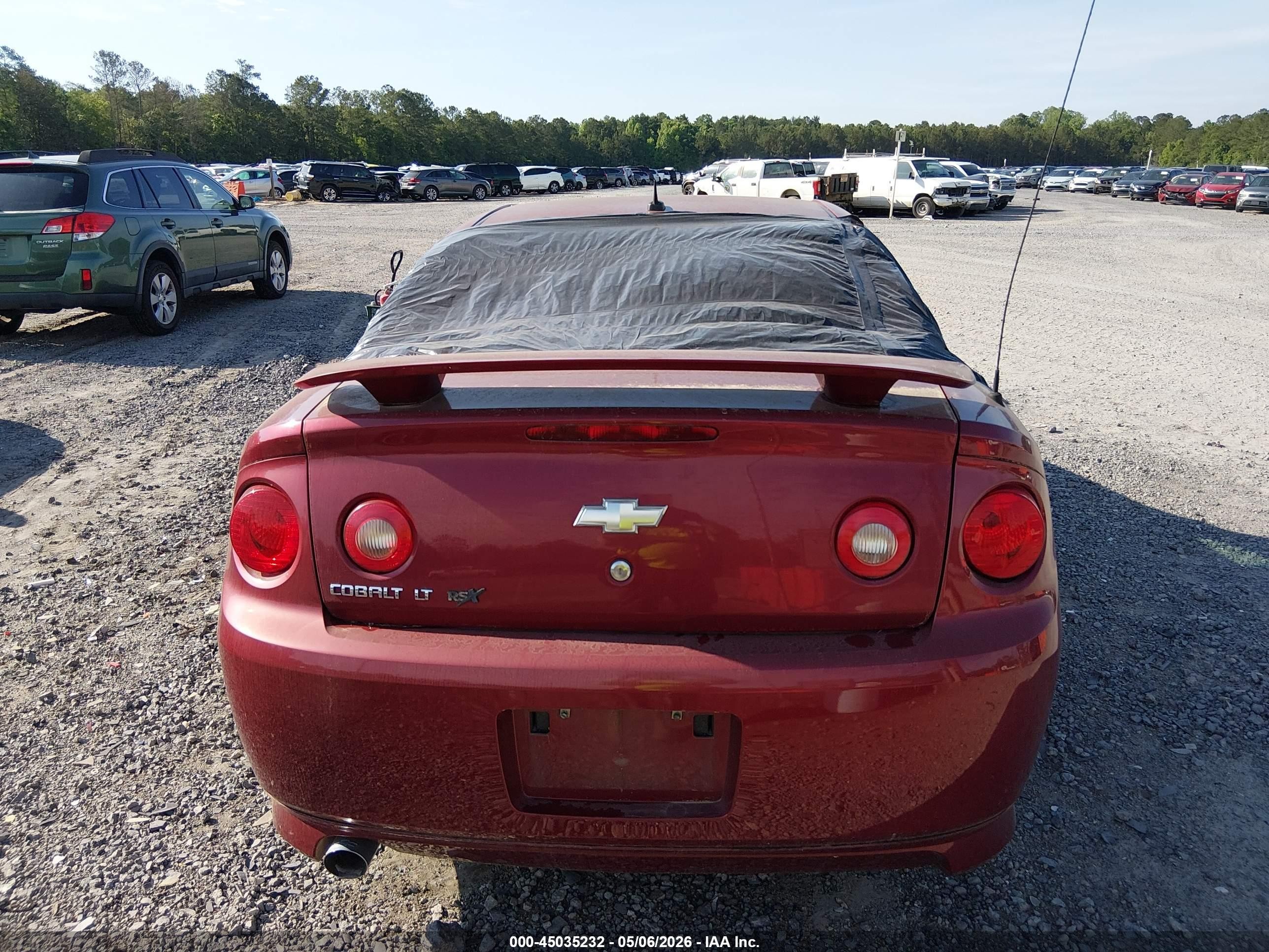 2009 Chevrolet Cobalt Lt Burgundy vin: 1G1AT18H097126108