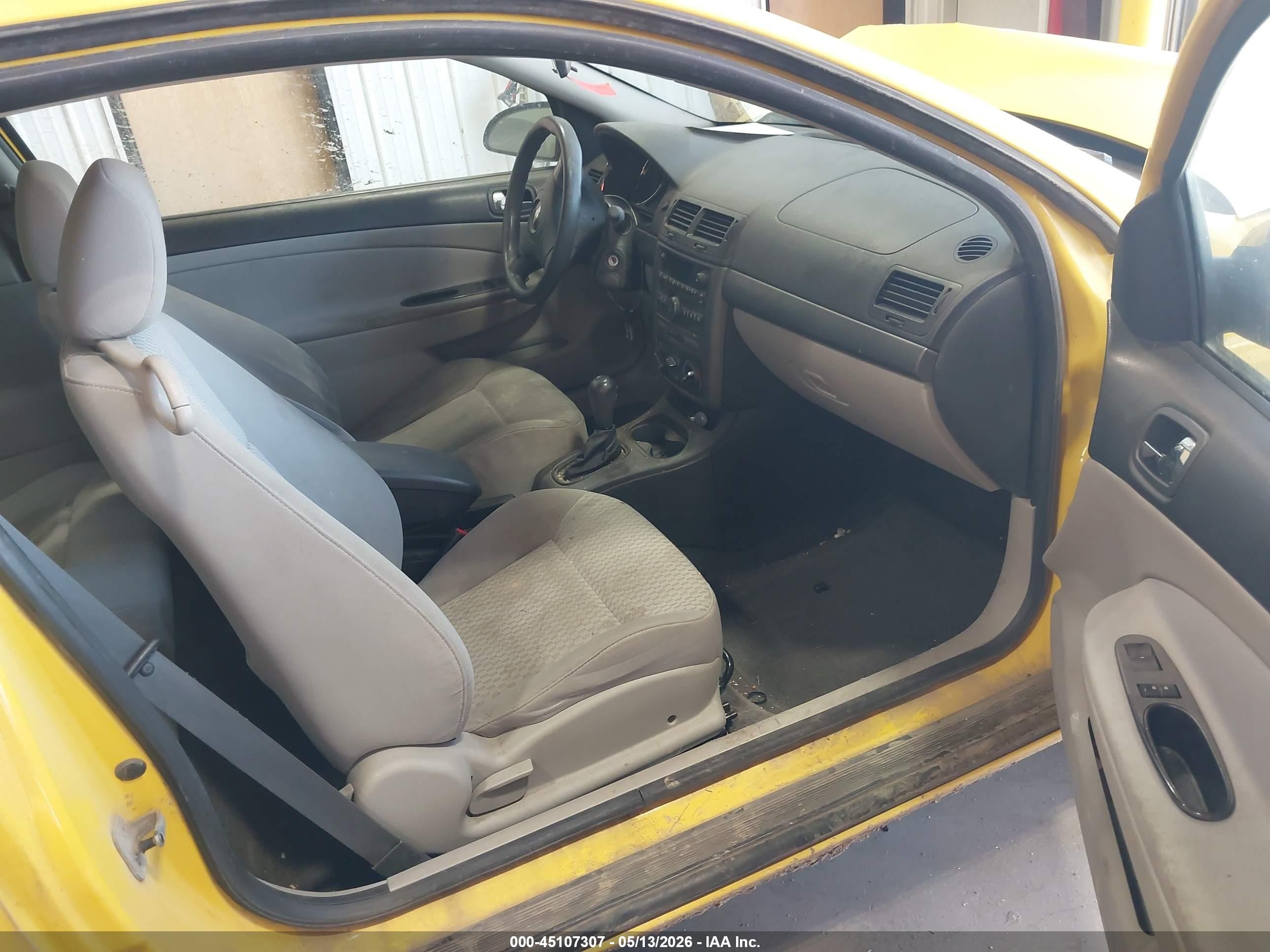 2009 Chevrolet Cobalt Lt Yellow vin: 1G1AT18H097186356