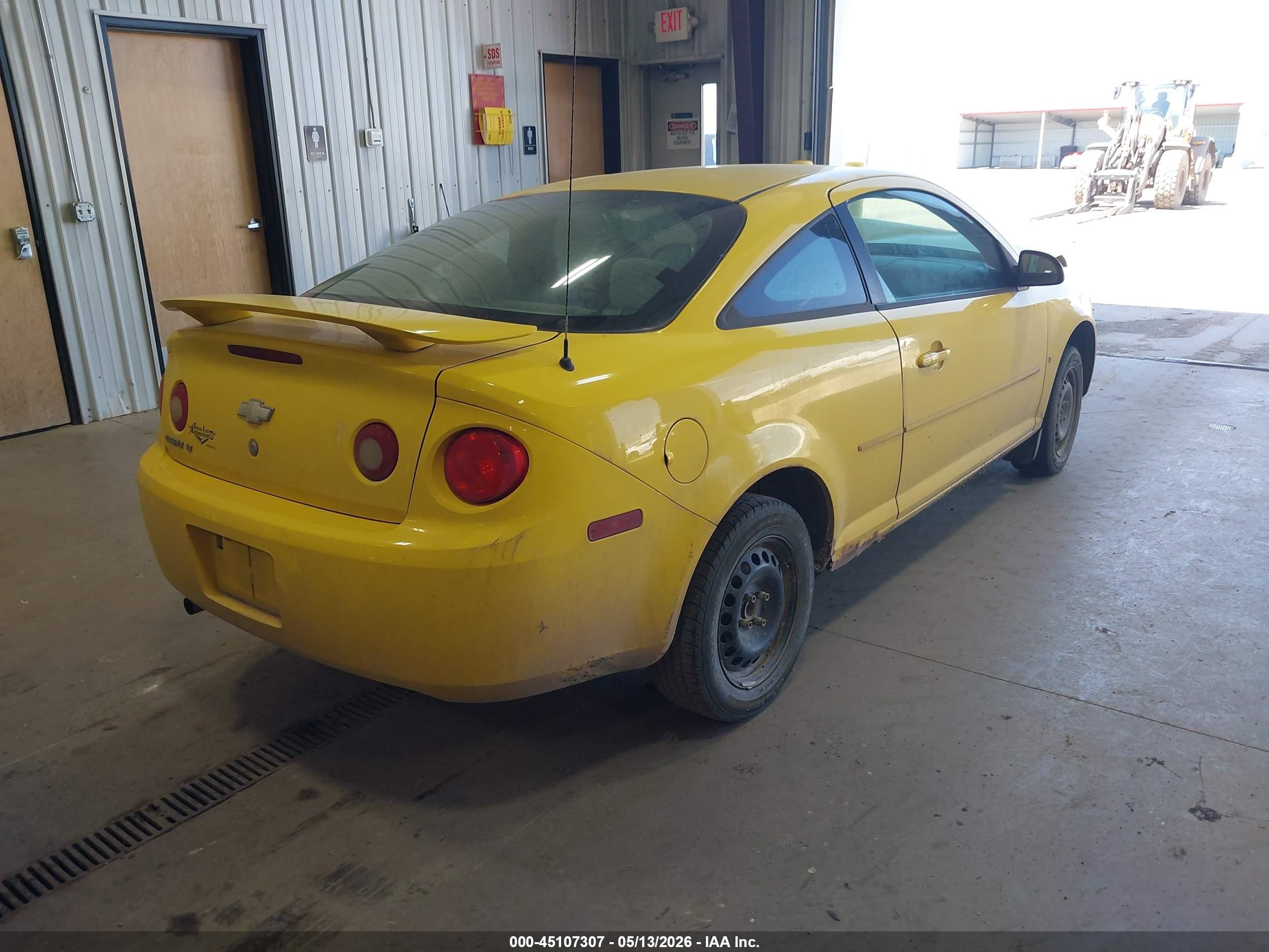 2009 Chevrolet Cobalt Lt Yellow vin: 1G1AT18H097186356