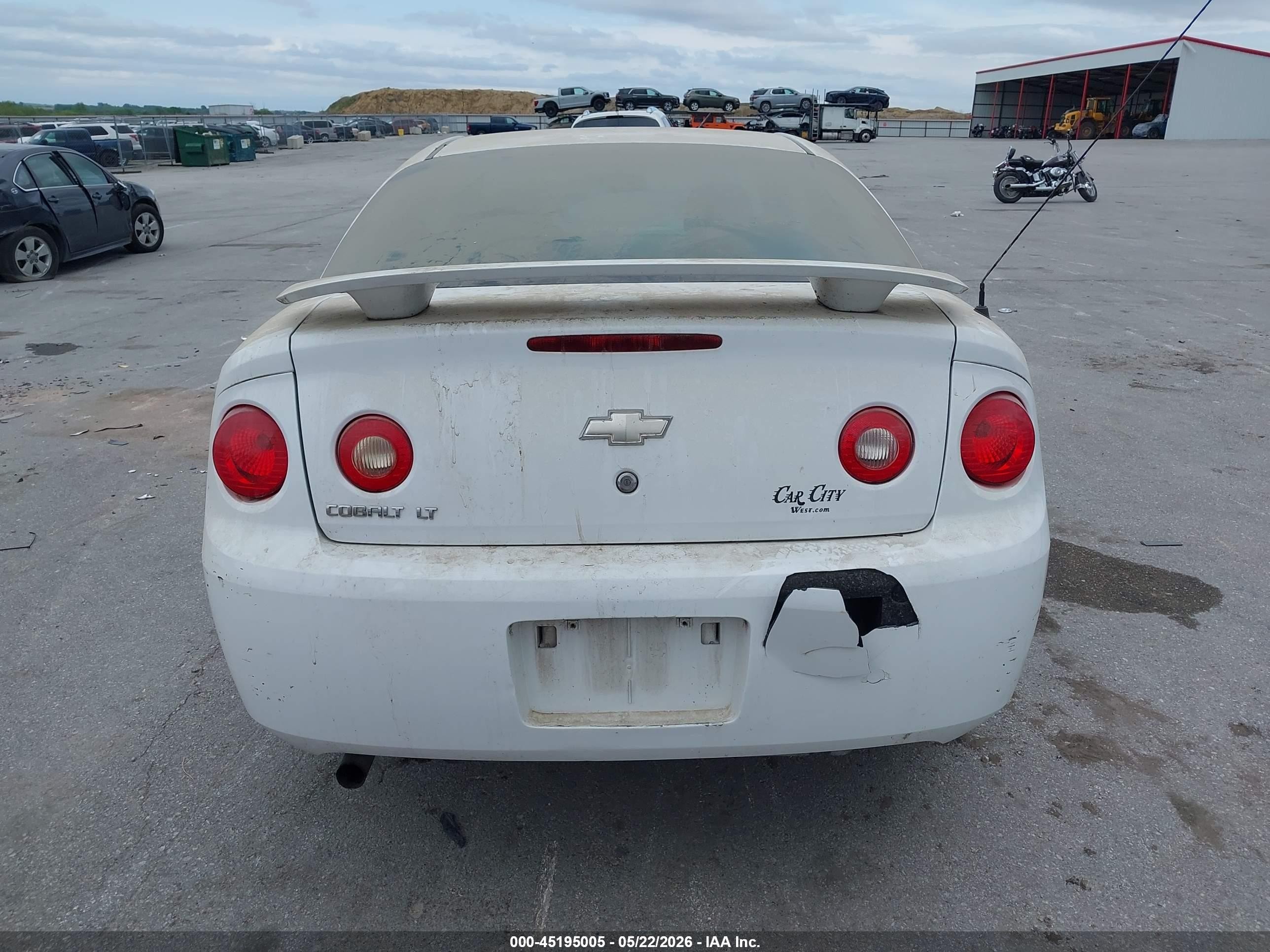 2009 Chevrolet Cobalt Lt White vin: 1G1AT18H197168822