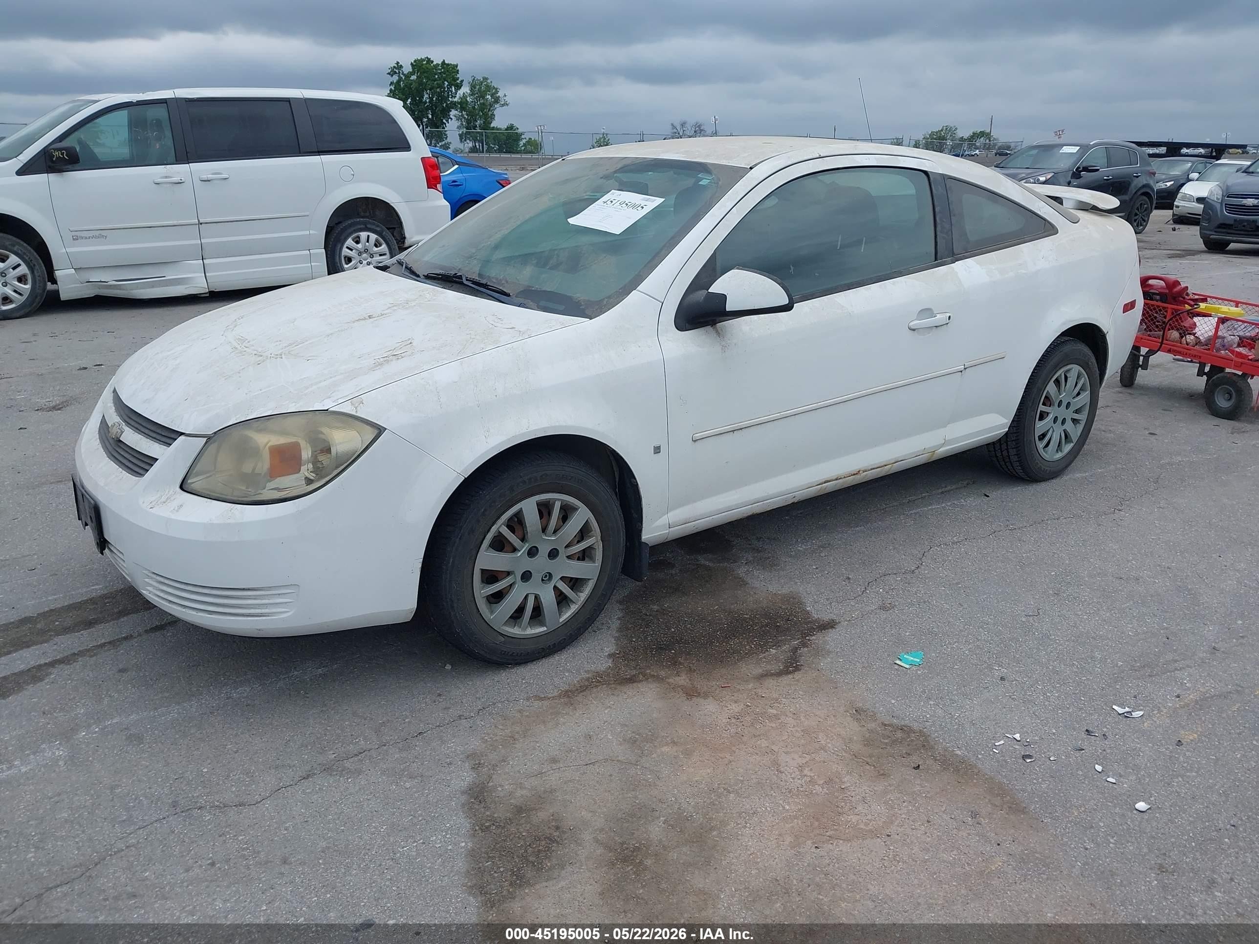 2009 Chevrolet Cobalt Lt White vin: 1G1AT18H197168822