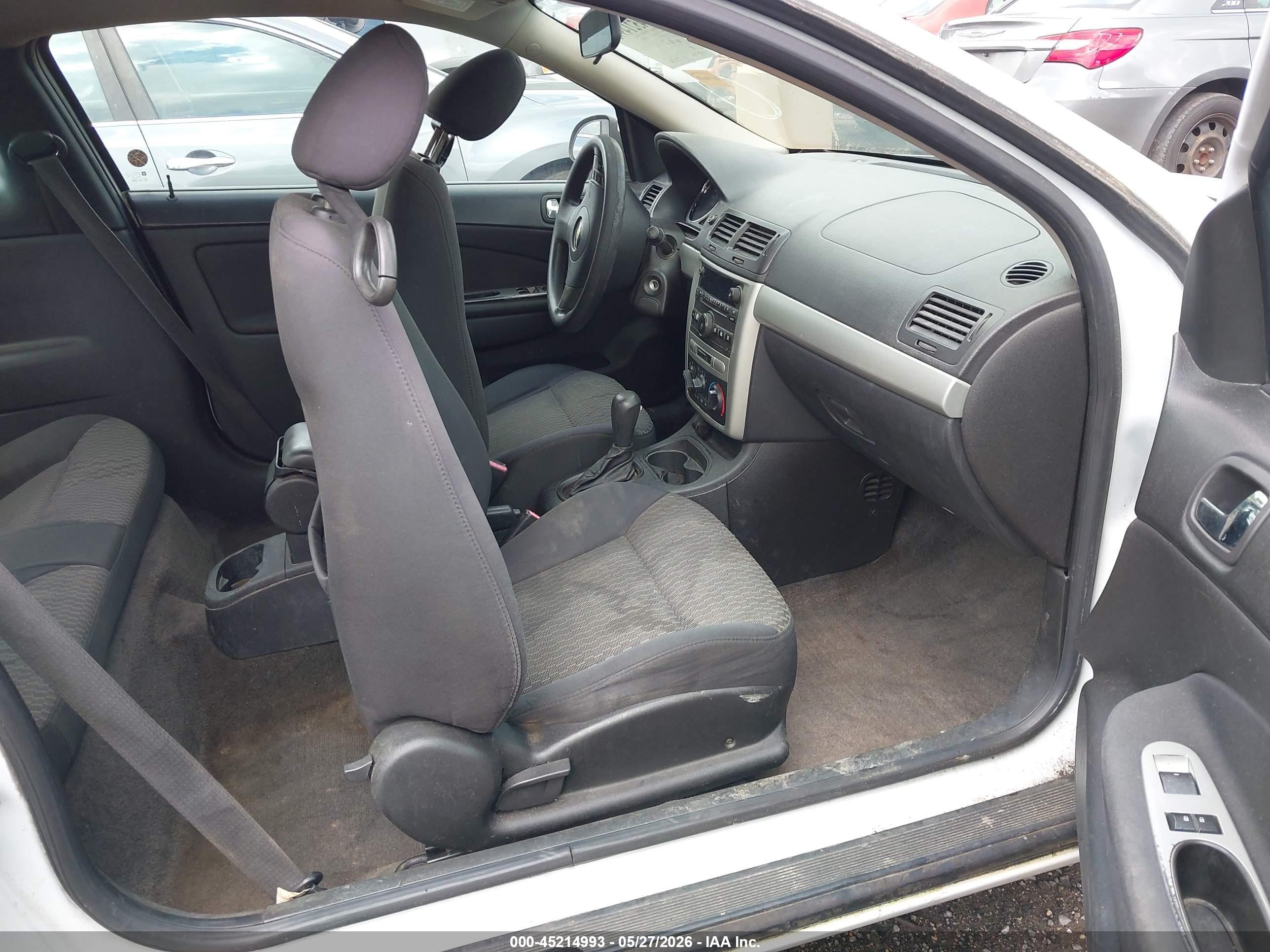 2009 Chevrolet Cobalt Lt White vin: 1G1AT18H197263686