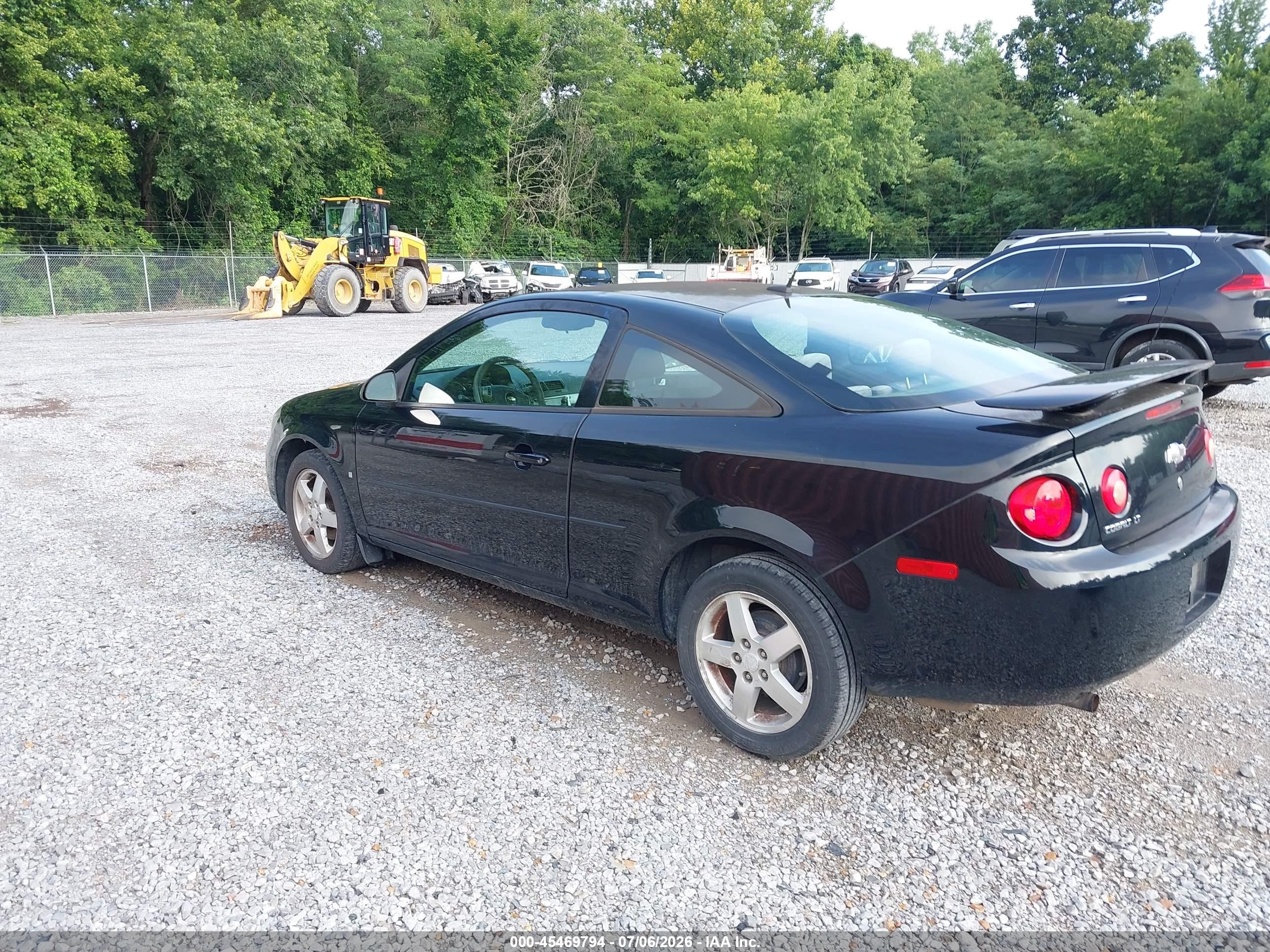 2009 Chevrolet Cobalt Lt Black vin: 1G1AT18H597259530