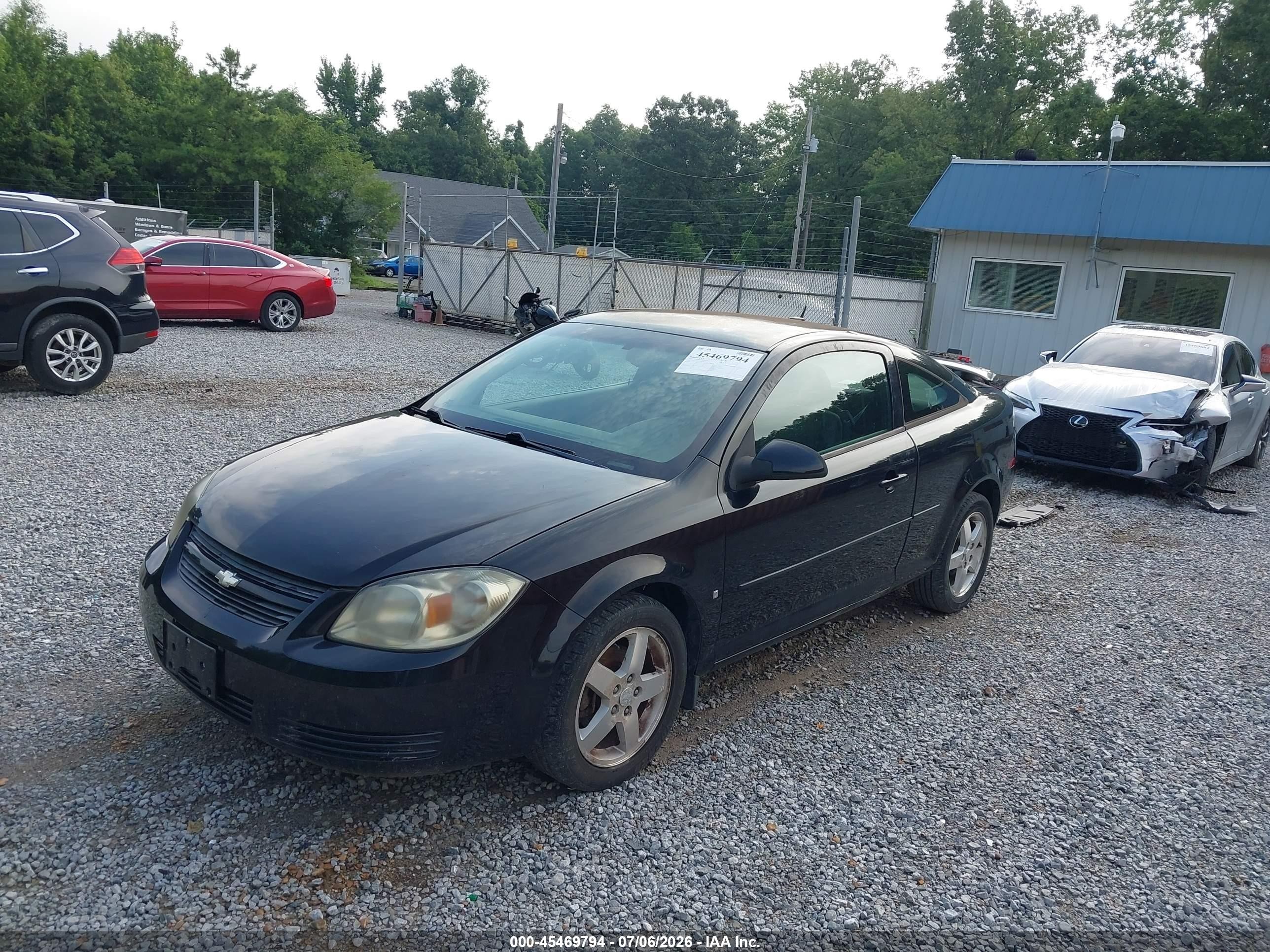 2009 Chevrolet Cobalt Lt Black vin: 1G1AT18H597259530