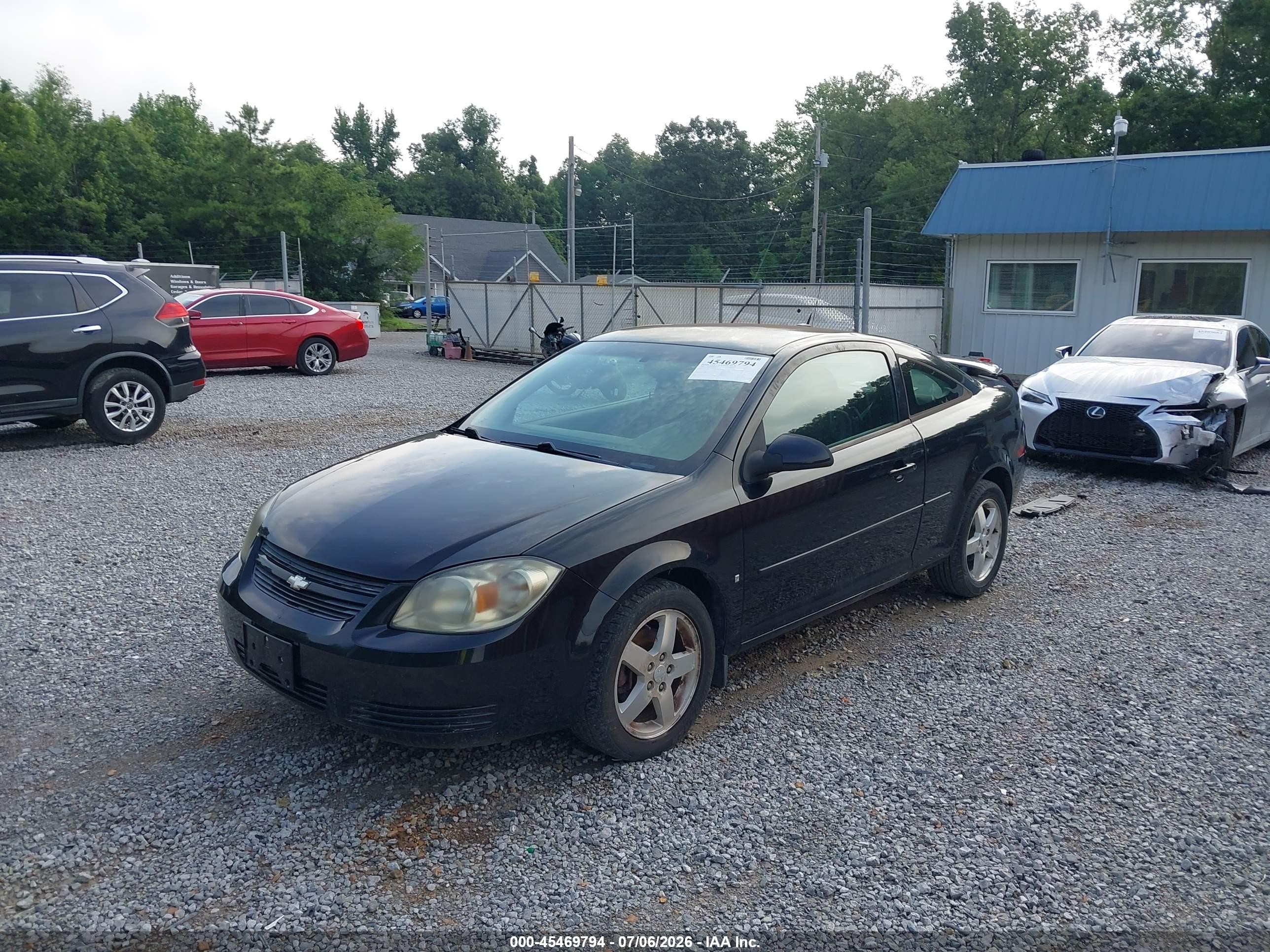 2009 Chevrolet Cobalt Lt Black vin: 1G1AT18H597259530