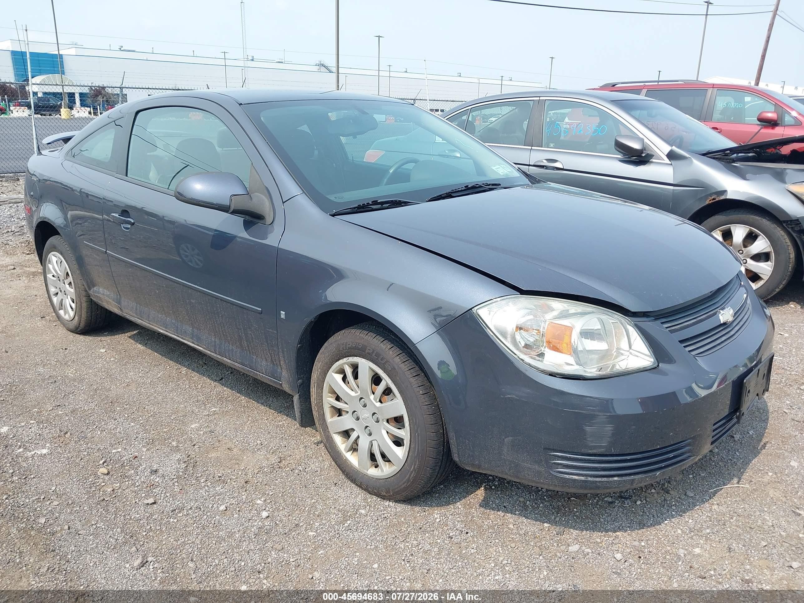 2009 Chevrolet Cobalt Lt Dark Blue vin: 1G1AT18H797130575