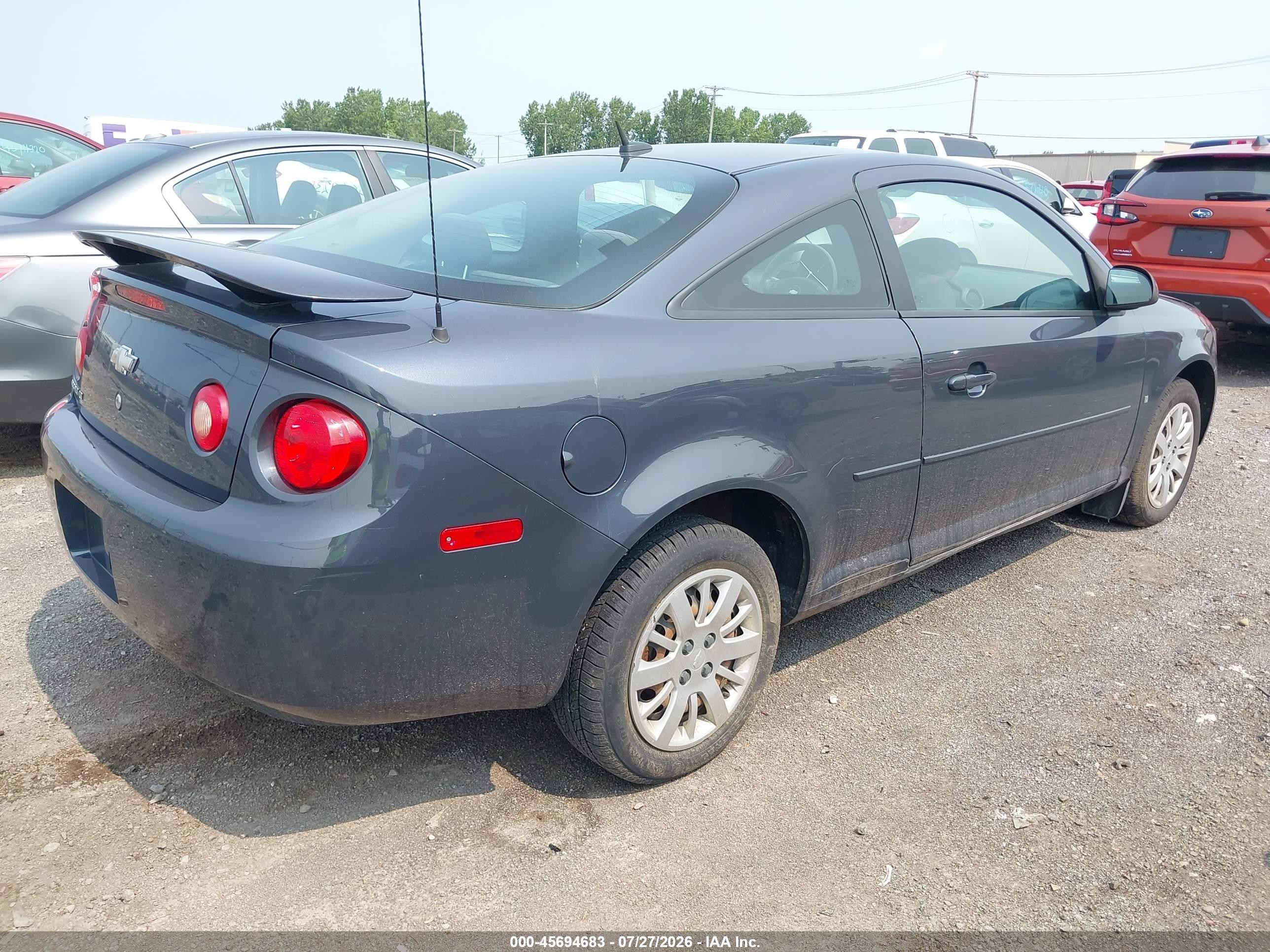2009 Chevrolet Cobalt Lt Dark Blue vin: 1G1AT18H797130575