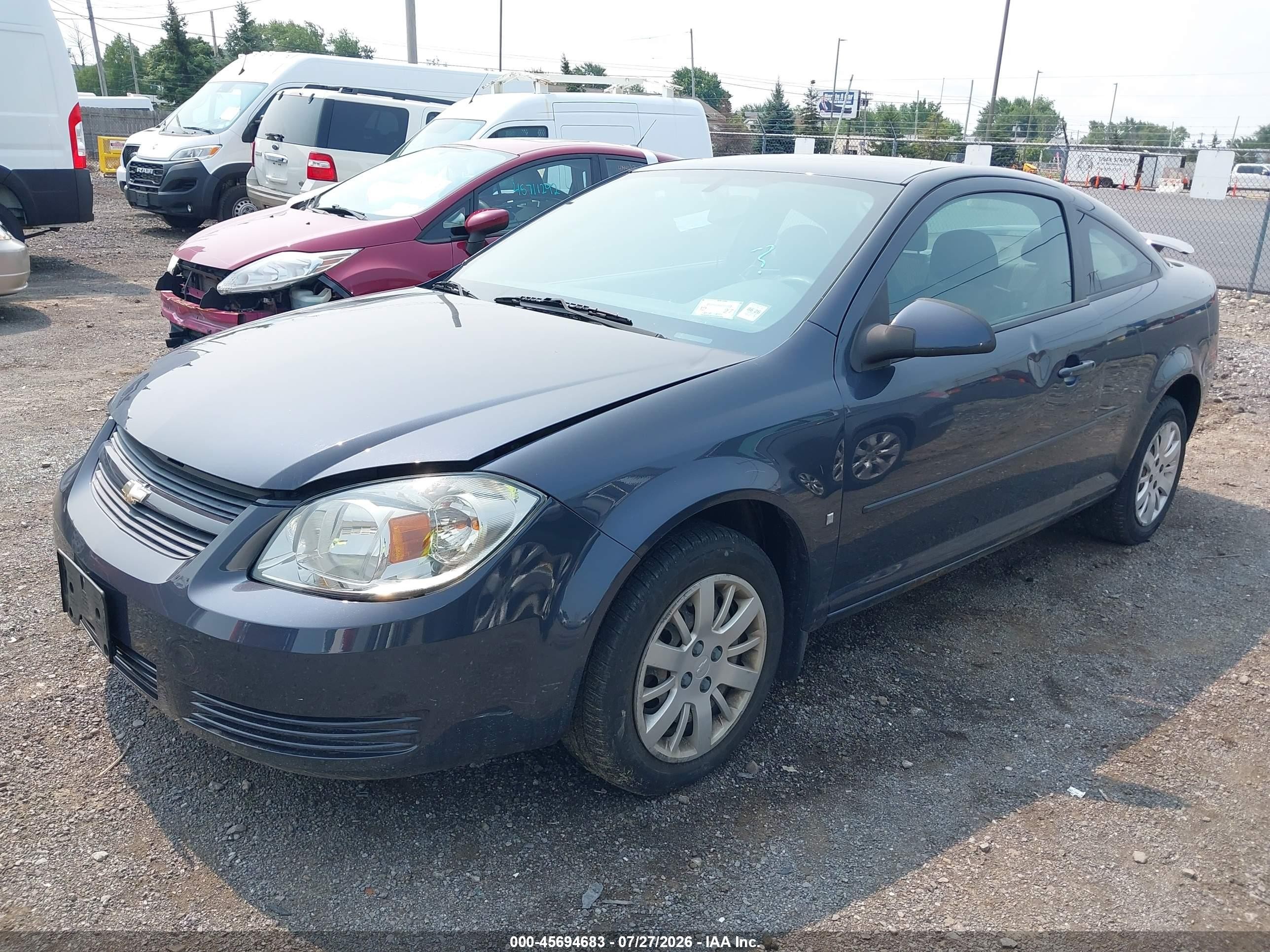 2009 Chevrolet Cobalt Lt Dark Blue vin: 1G1AT18H797130575