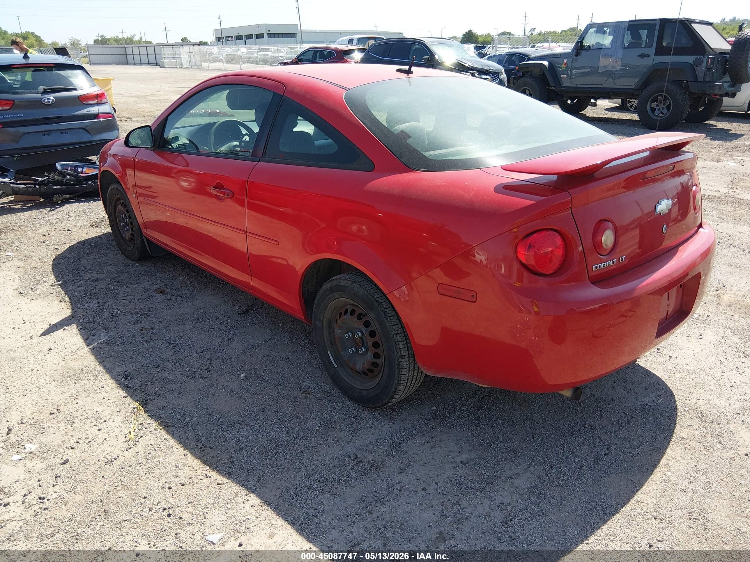 2009 Chevrolet Cobalt Lt Red vin: 1G1AT18H797188220