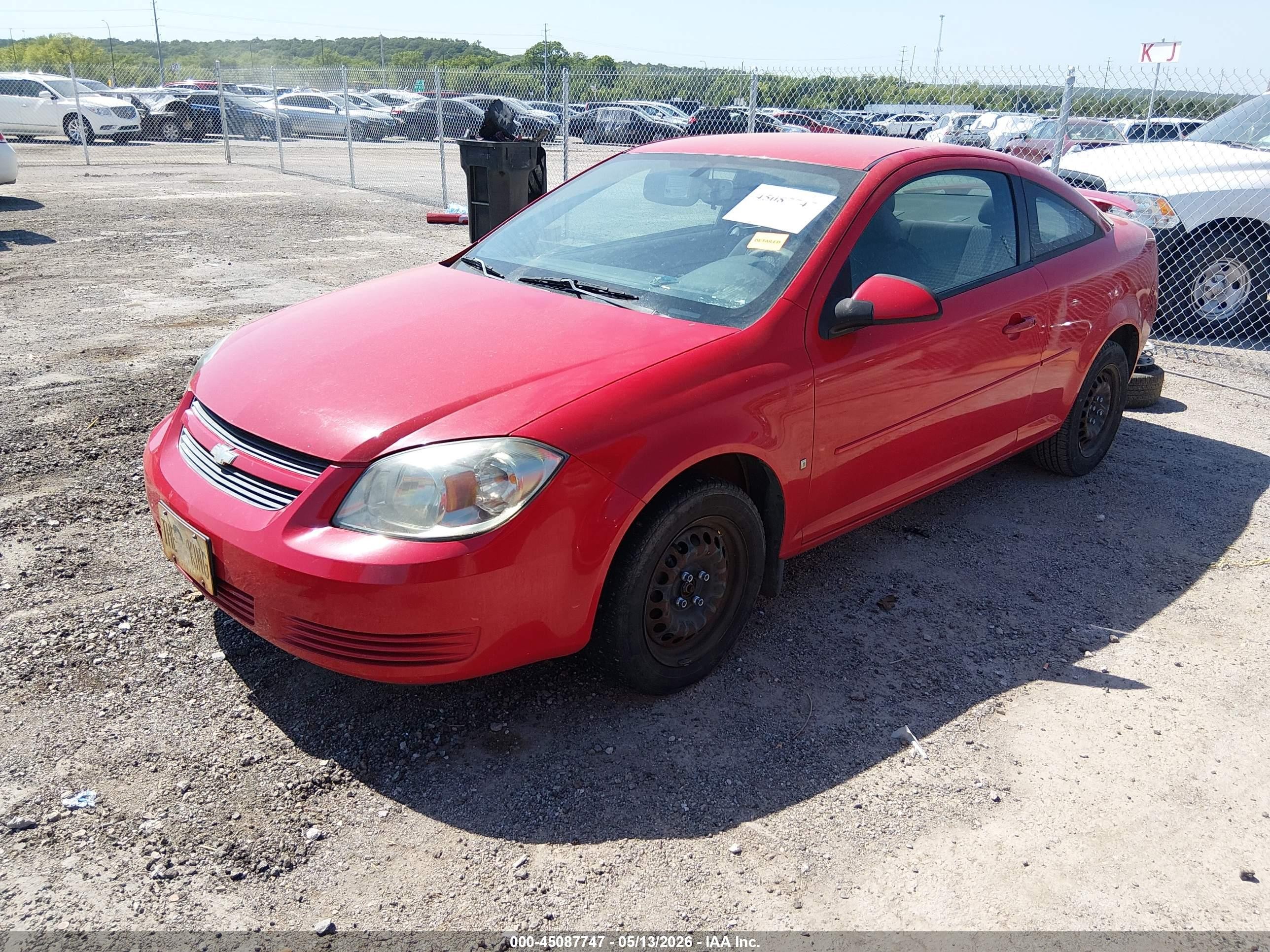 2009 Chevrolet Cobalt Lt Red vin: 1G1AT18H797188220