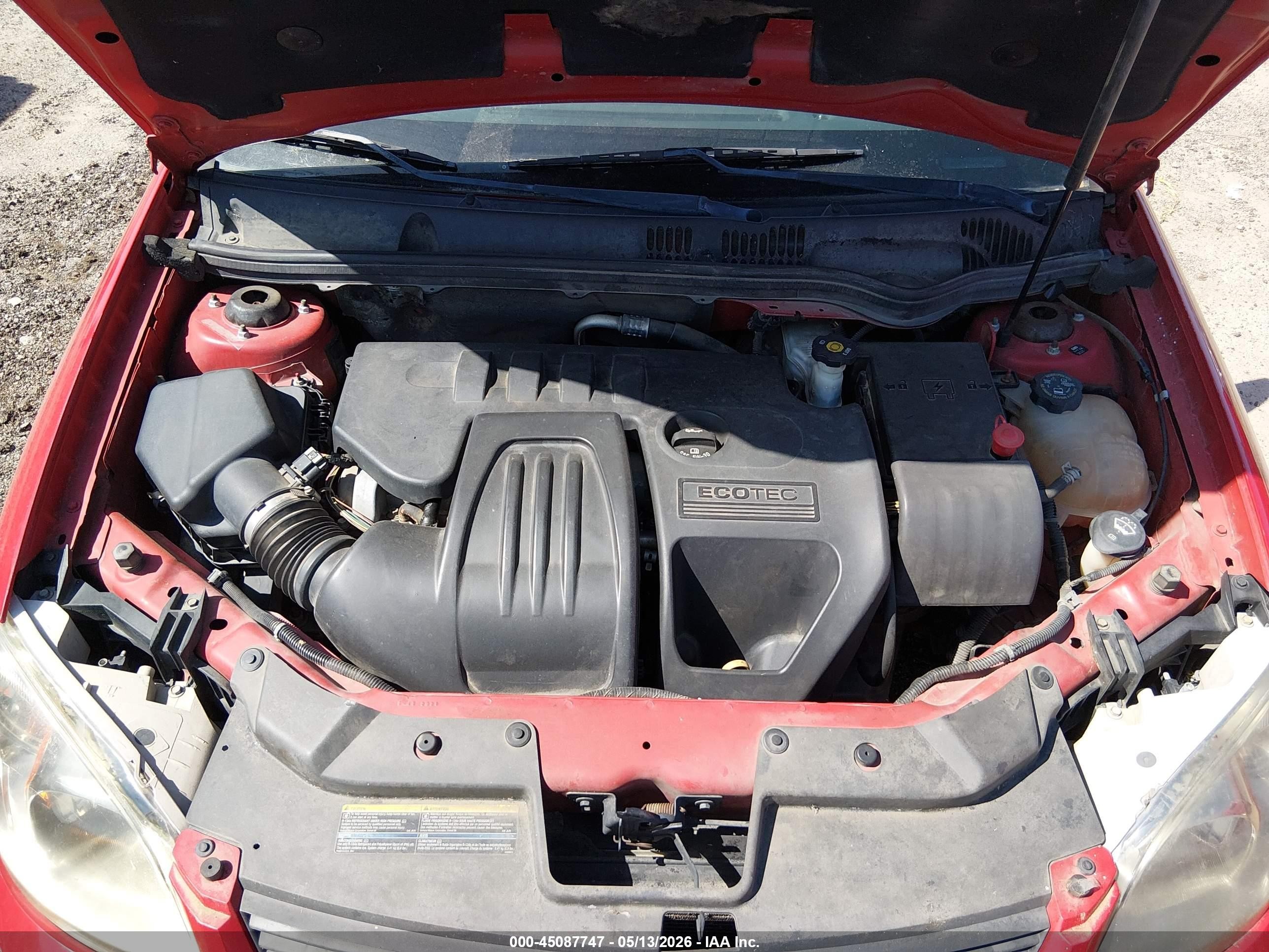 2009 Chevrolet Cobalt Lt Red vin: 1G1AT18H797188220