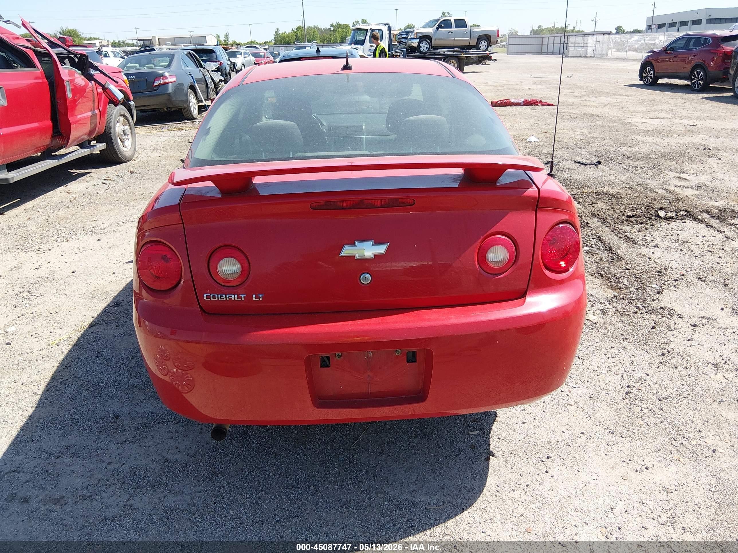 2009 Chevrolet Cobalt Lt Red vin: 1G1AT18H797188220