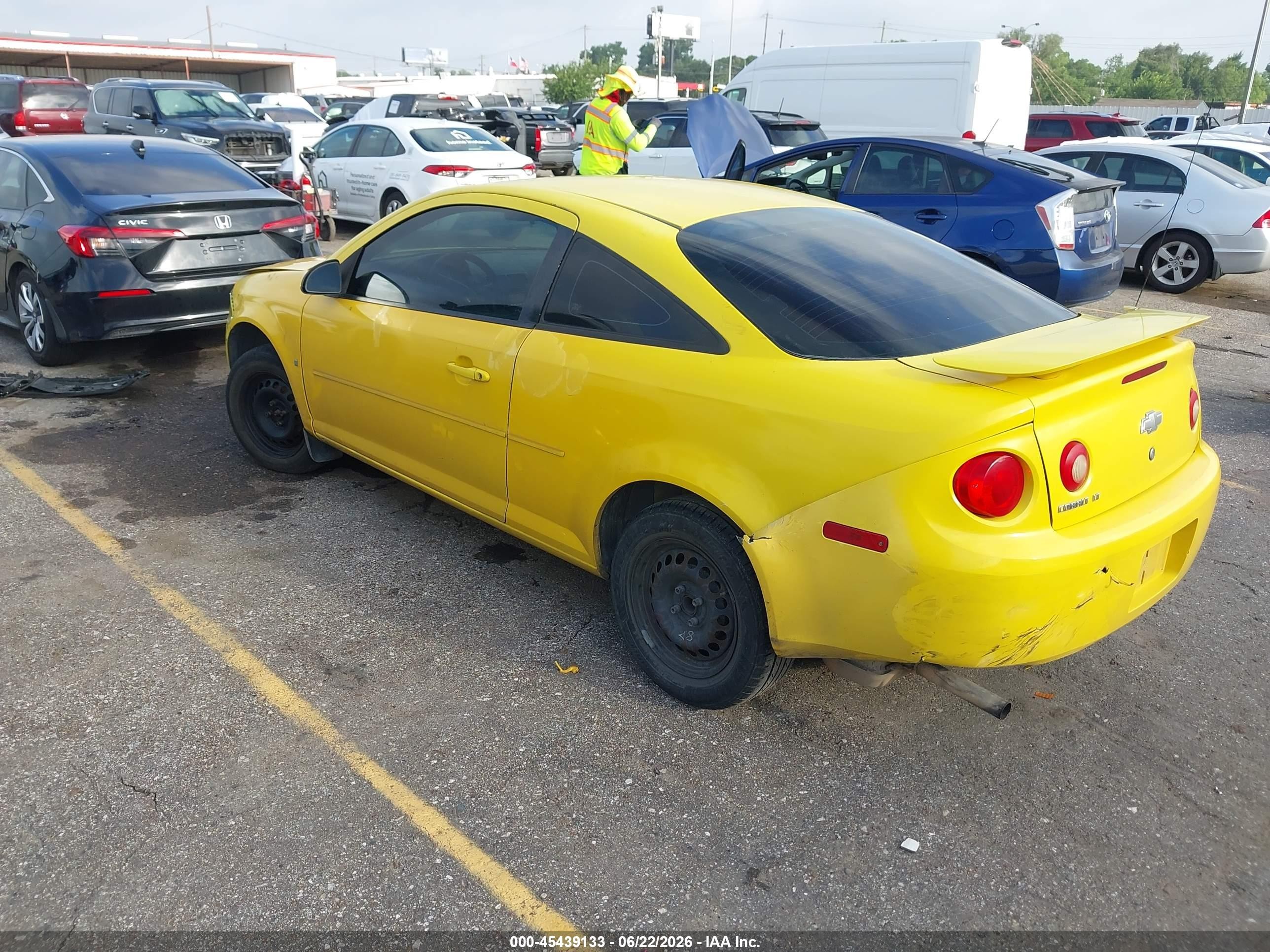 2009 Chevrolet Cobalt Lt Yellow vin: 1G1AT18H897179591