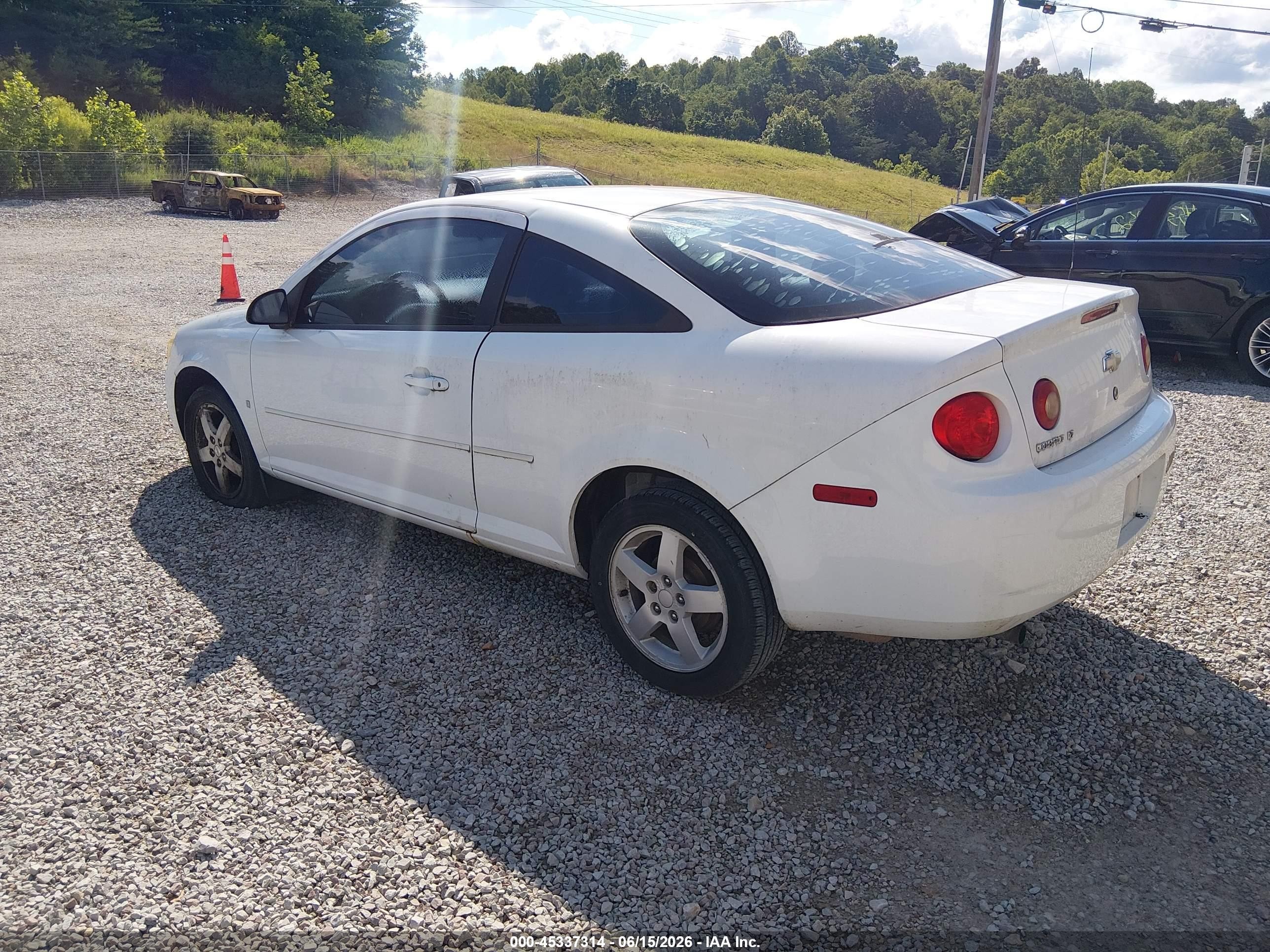 2009 Chevrolet Cobalt Lt White vin: 1G1AT18H897261479